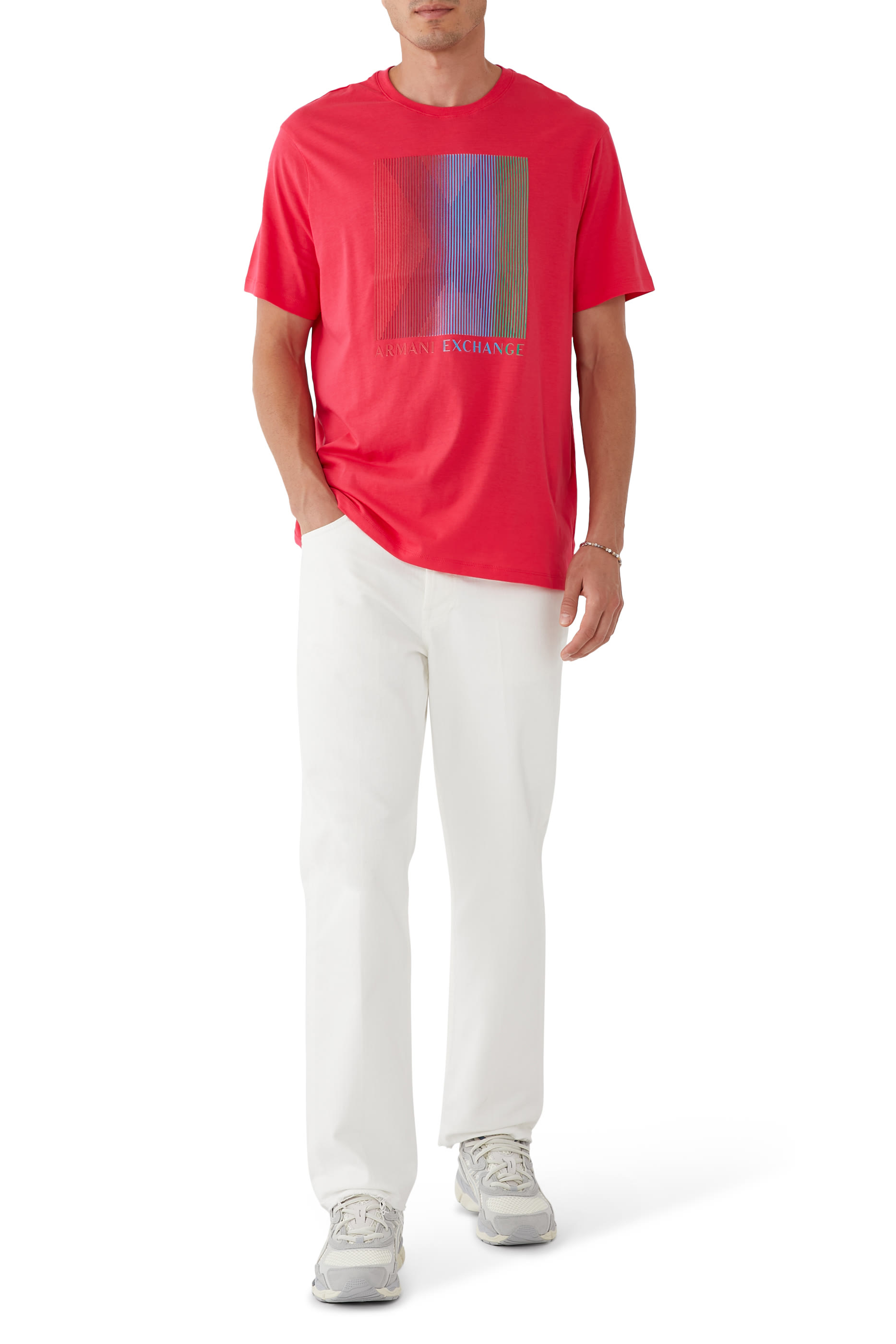 تيشيرت سامر بياقة ضيقة