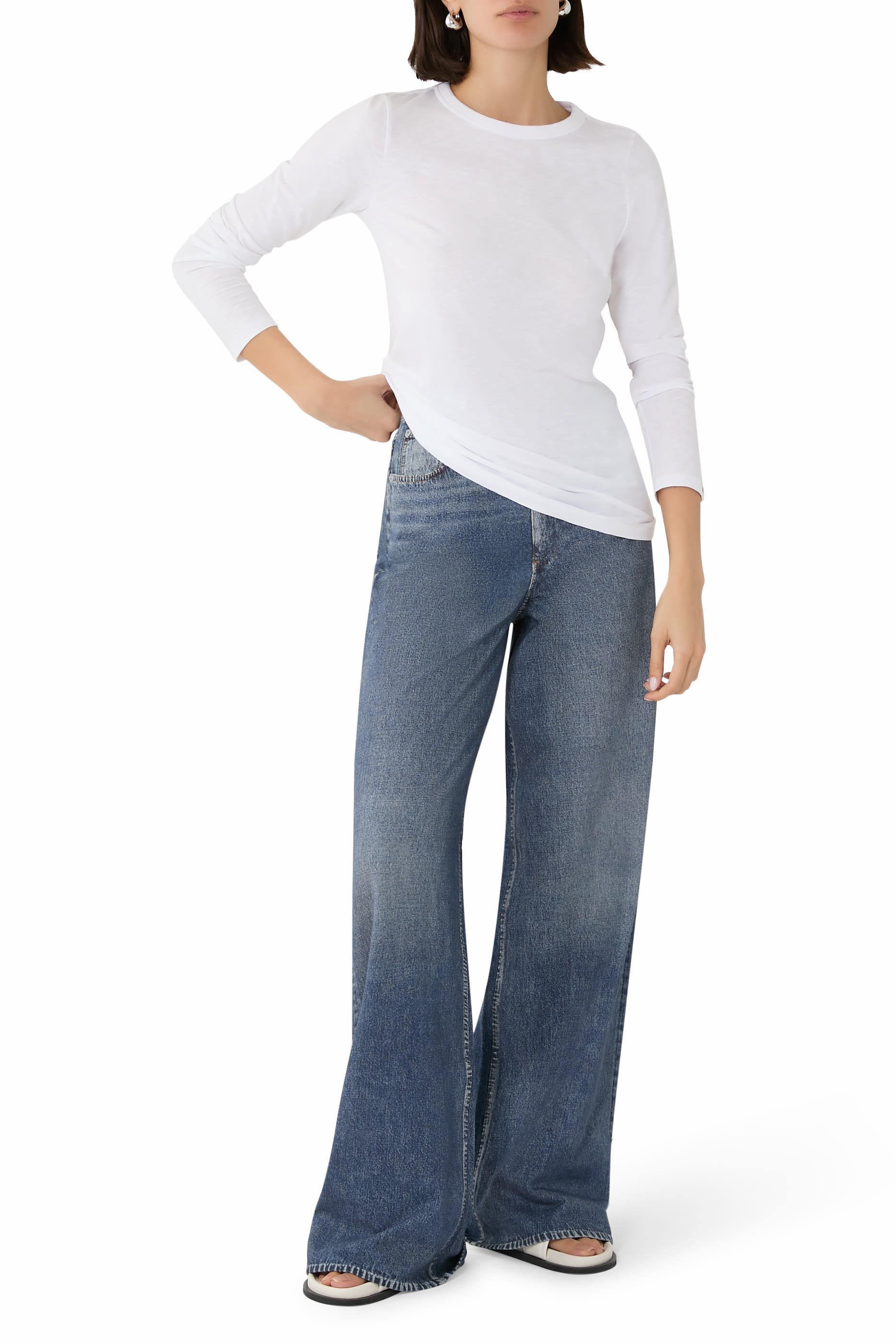 بنطال ميرامار صوفي بقصة ساق واسعة