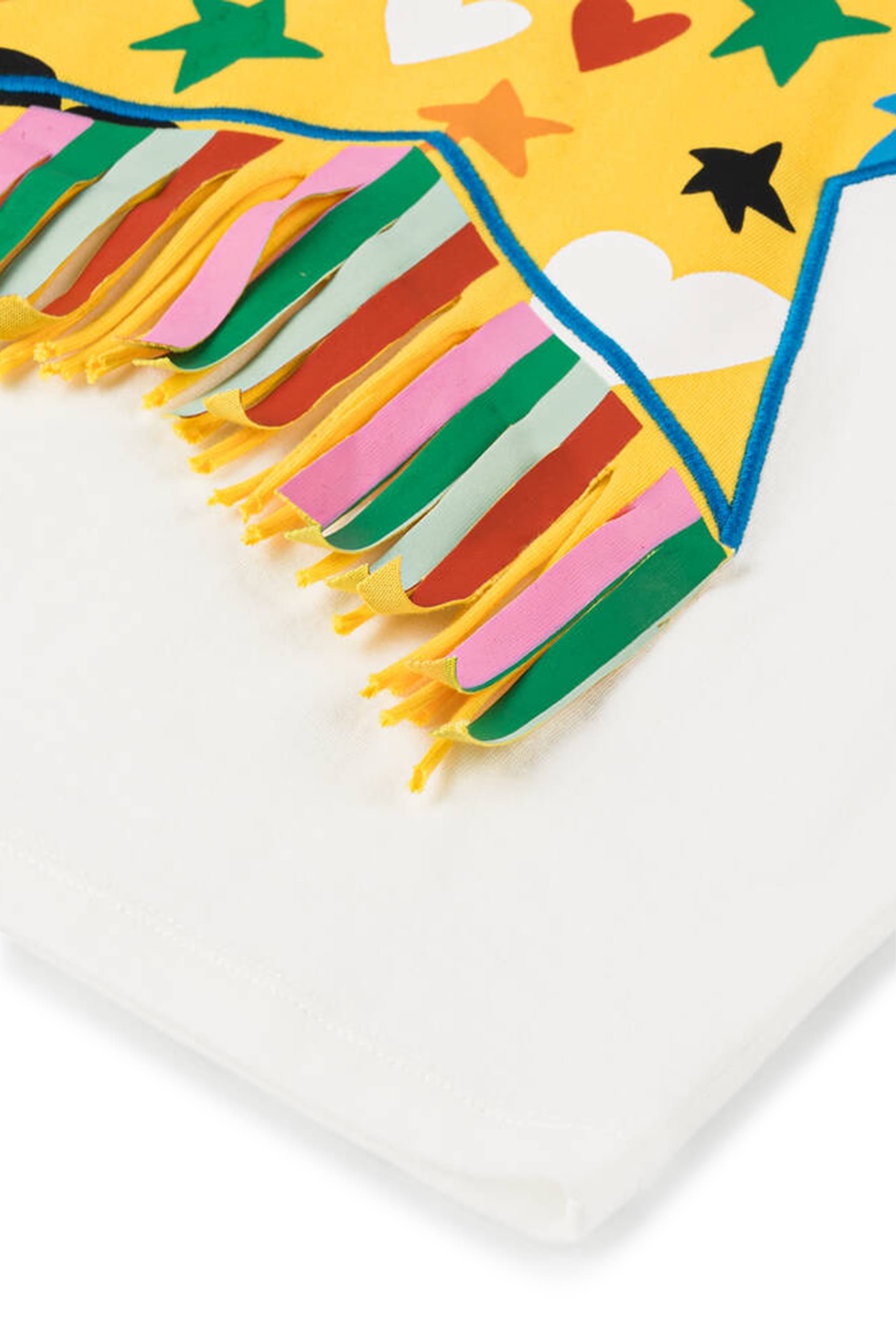 تيشيرت بطبعة نجوم مزين بشراشيب للأطفال