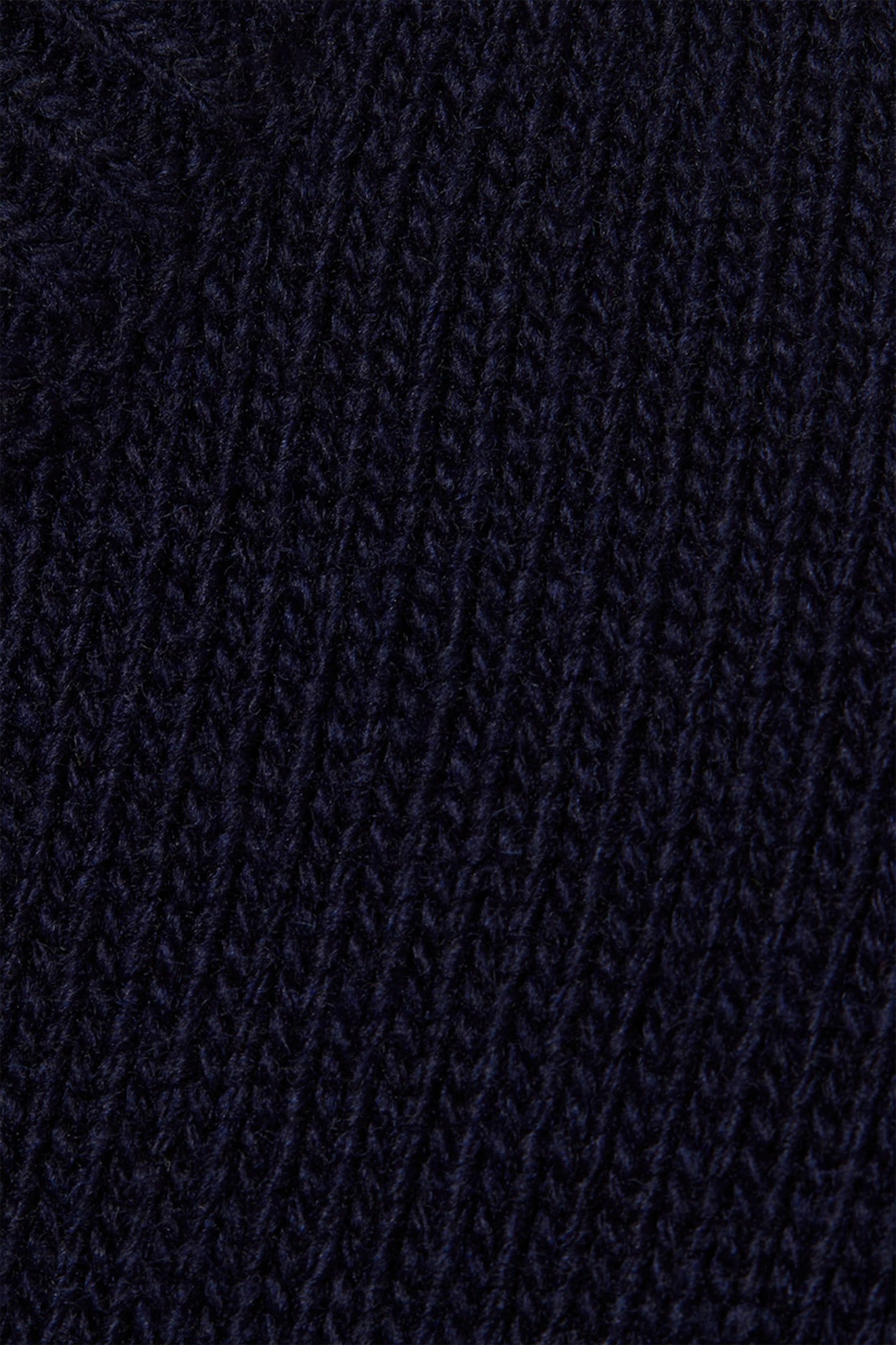 سترة إنتارسيا بشعار الماركة صوف منسوج