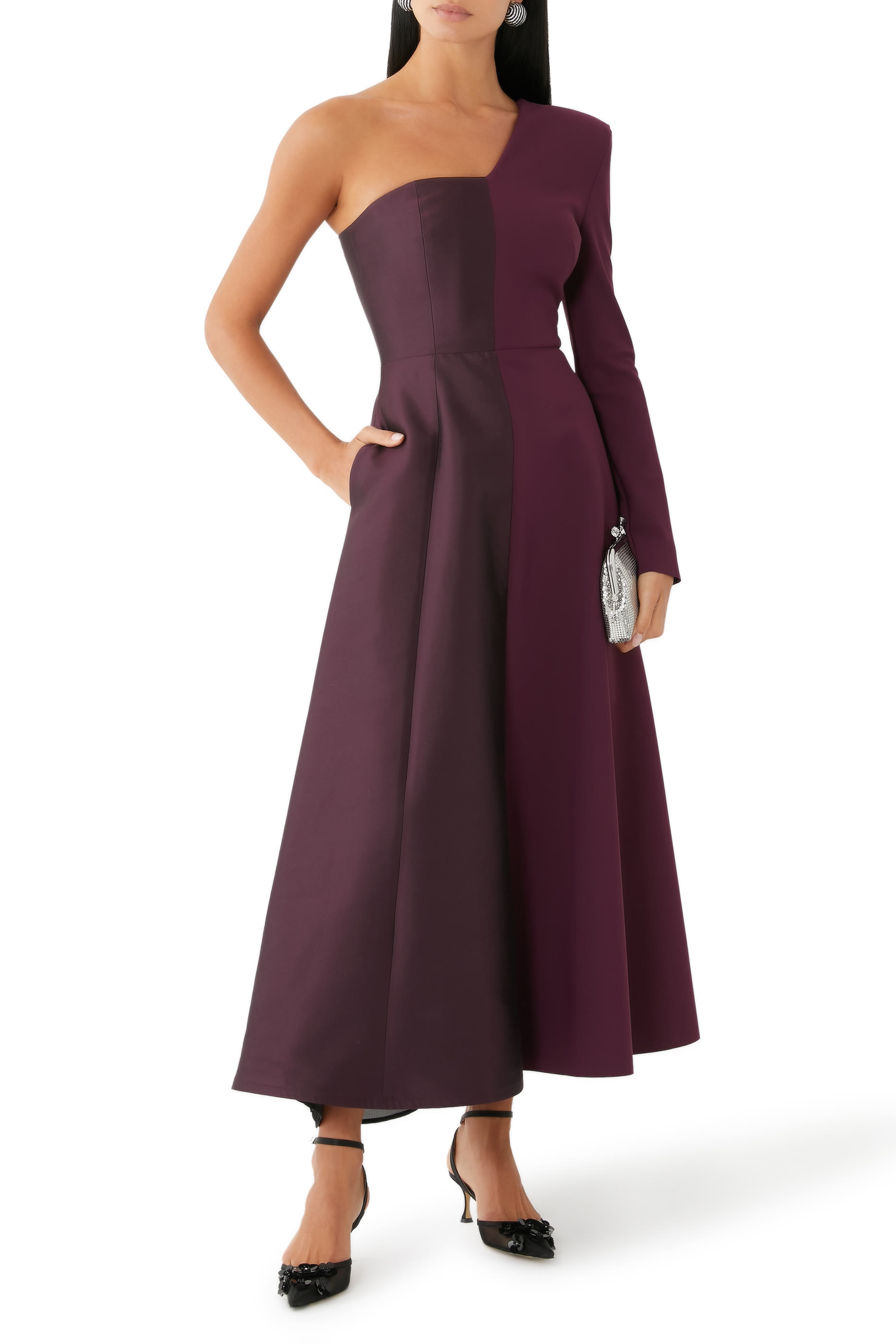 حذاء كلاسيكي 65 مزين بزهور قماش شبكي