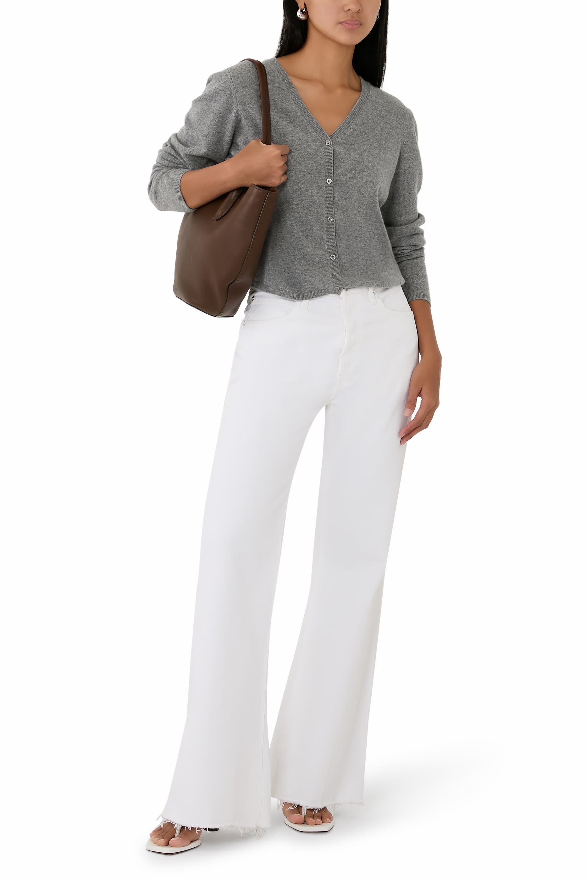 كارديغان بياقة V كشمير