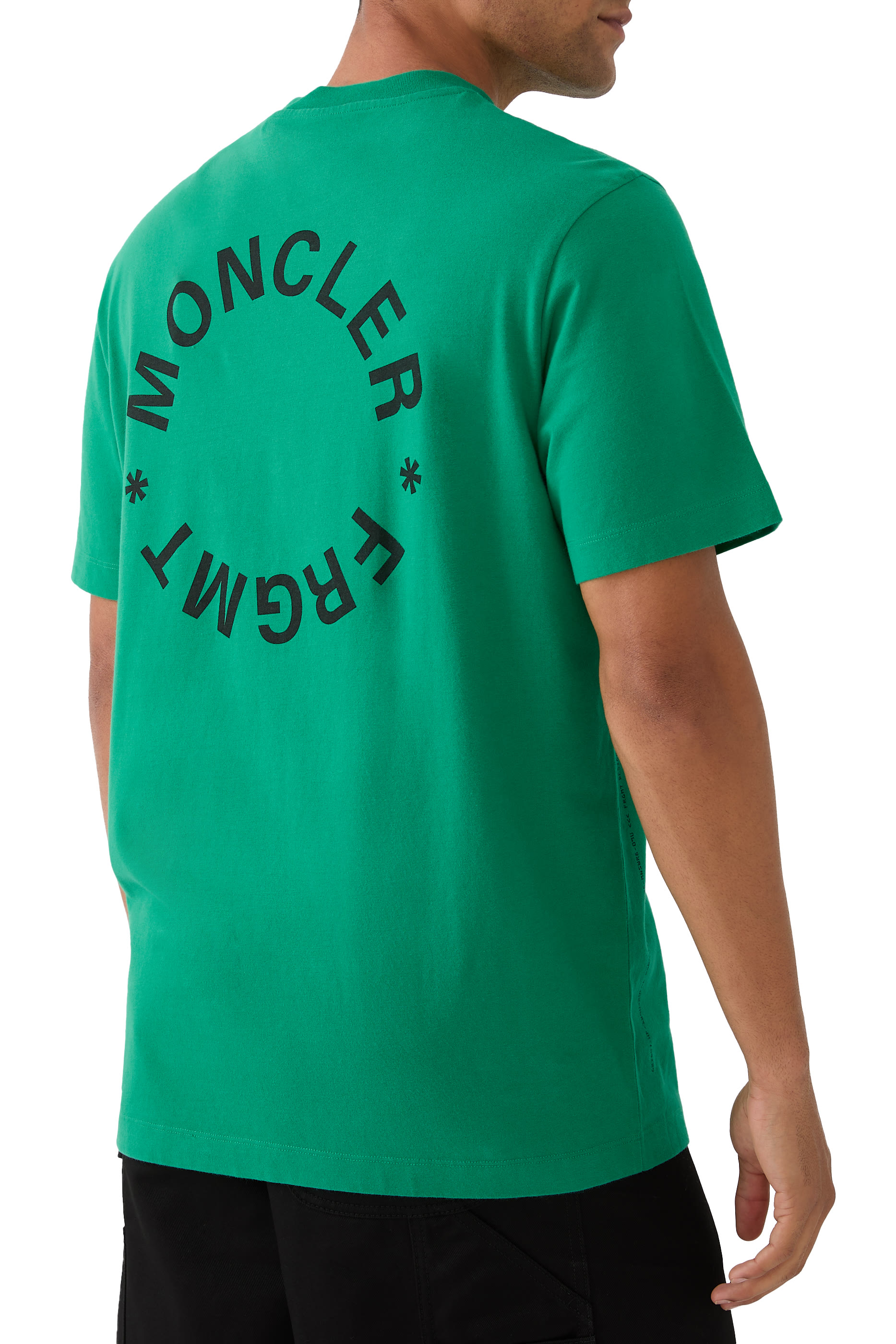 تيشيرت بشعار الماركة طويل قطن