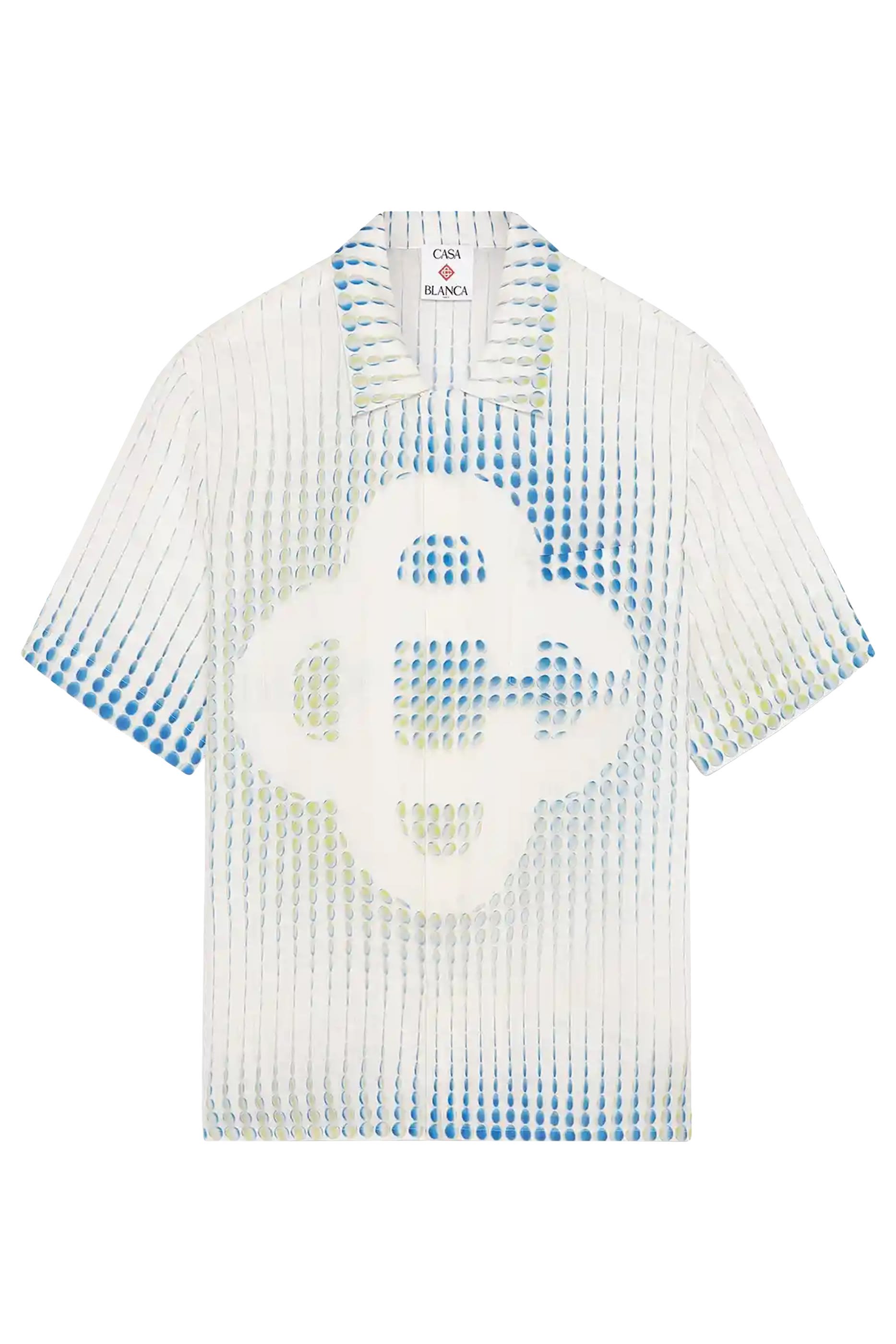 قميص بنقشة منقطة