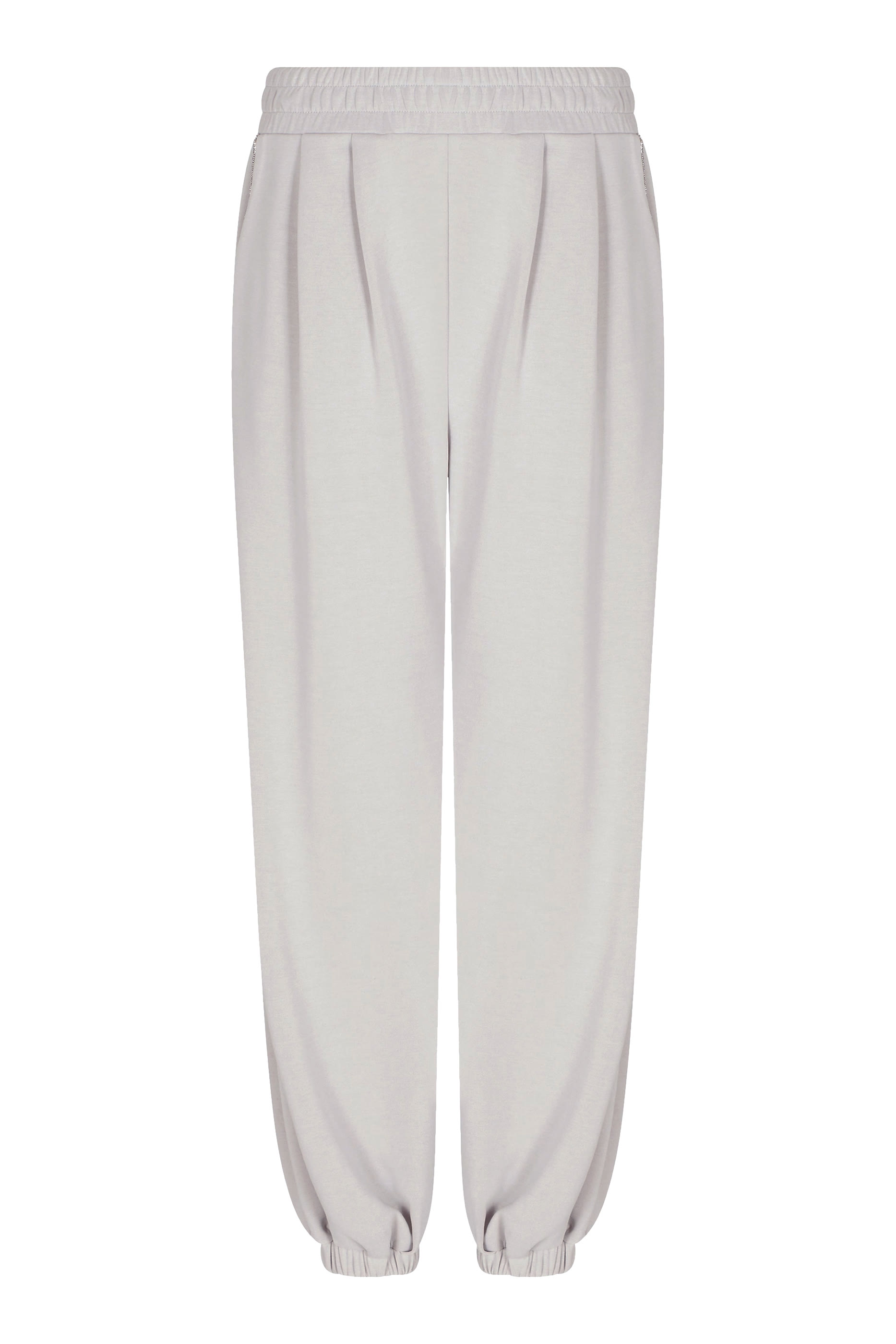 بنطال رياضي مودال مطاطي فاخر بنسيج متشابك