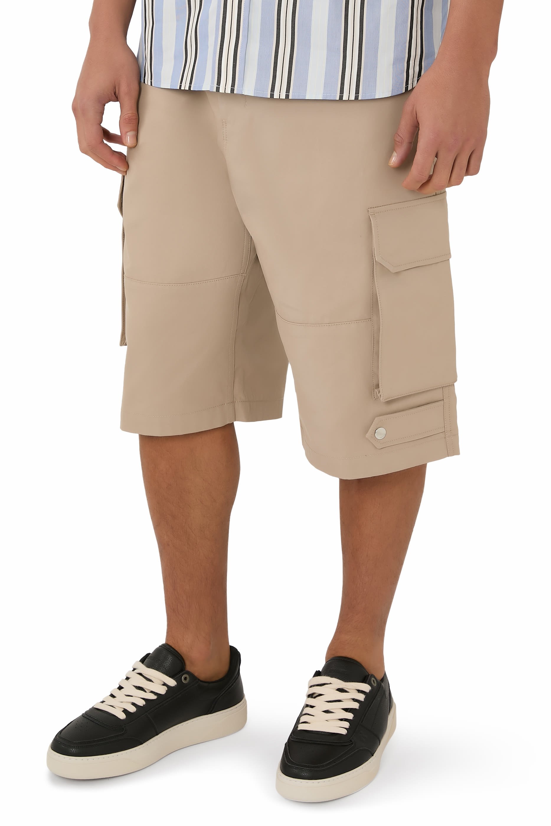  Initial Leather Sneakers