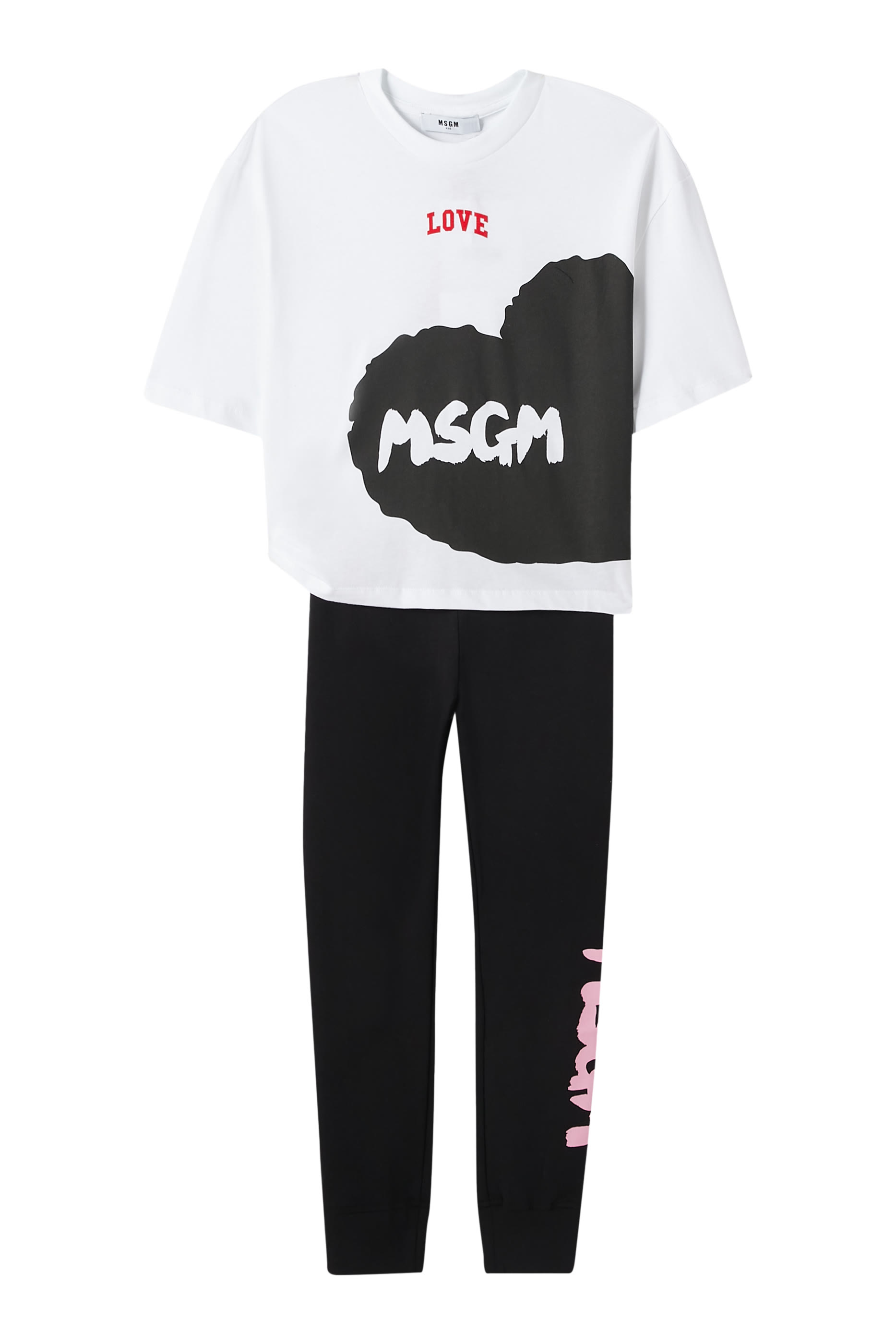 لغينغز بطبعة شعار الماركة للأطفال