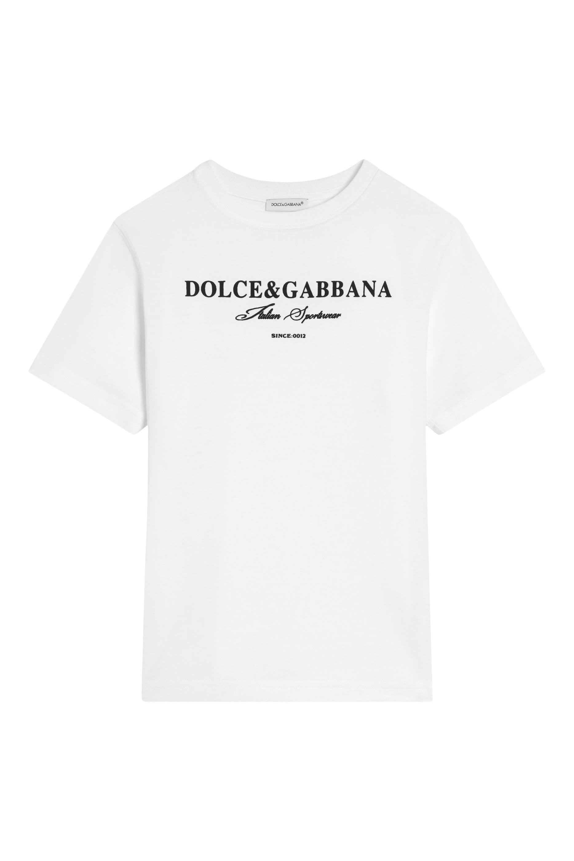 تيشيرت بنقشة شعار الماركة للأطفال