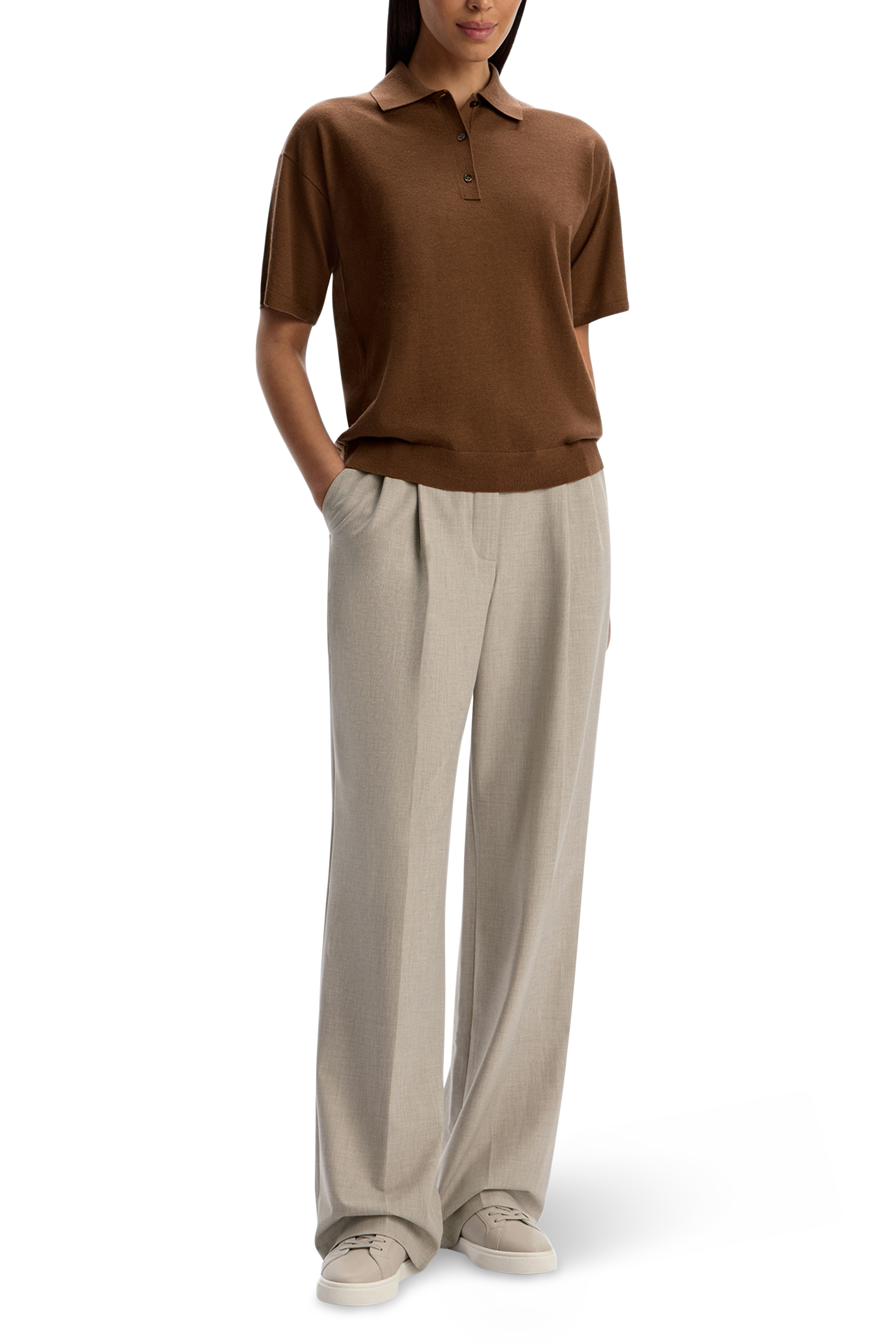 سنيكرز بكاحل منخفض جلد