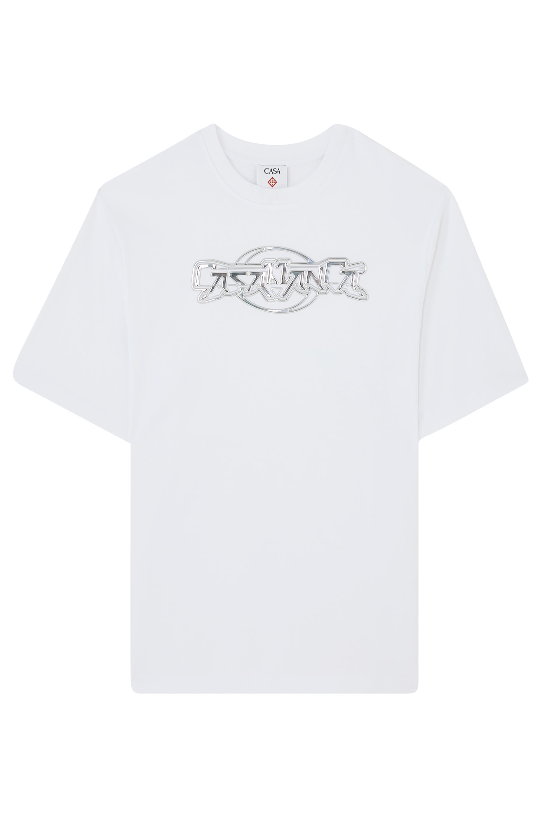 تيشيرت كروم بأكمام قصيرة