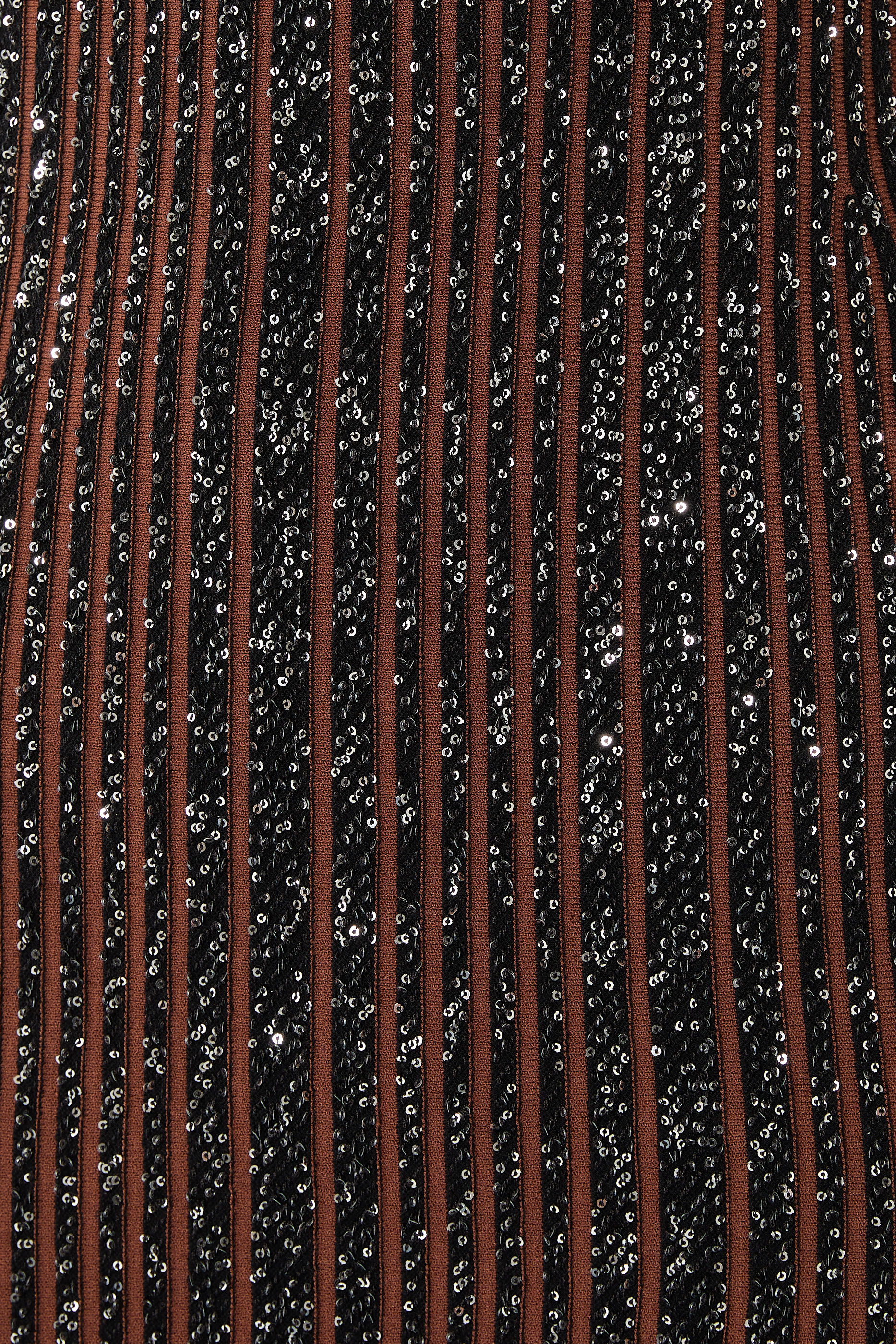 Stripe Sequin Embellished Mini Dress