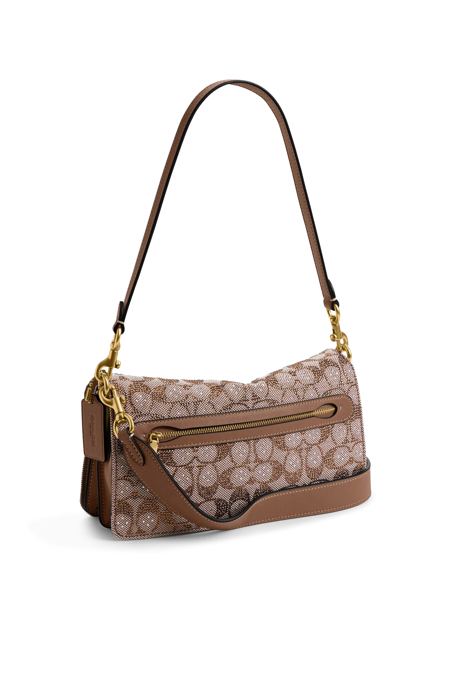 حقيبة كتف تابي 26 بكريستال