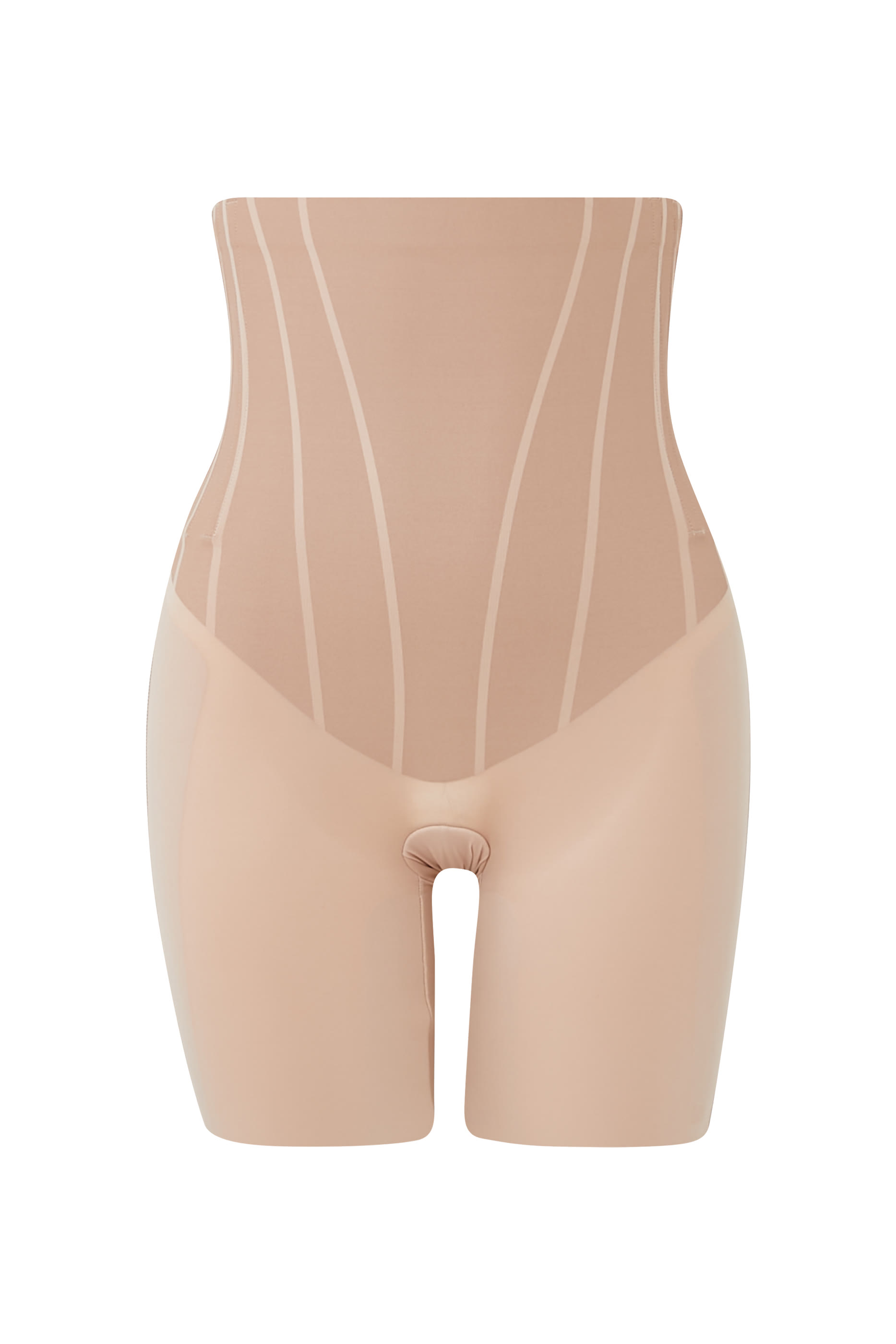 High-Waisted Mid-Thigh Shorts 