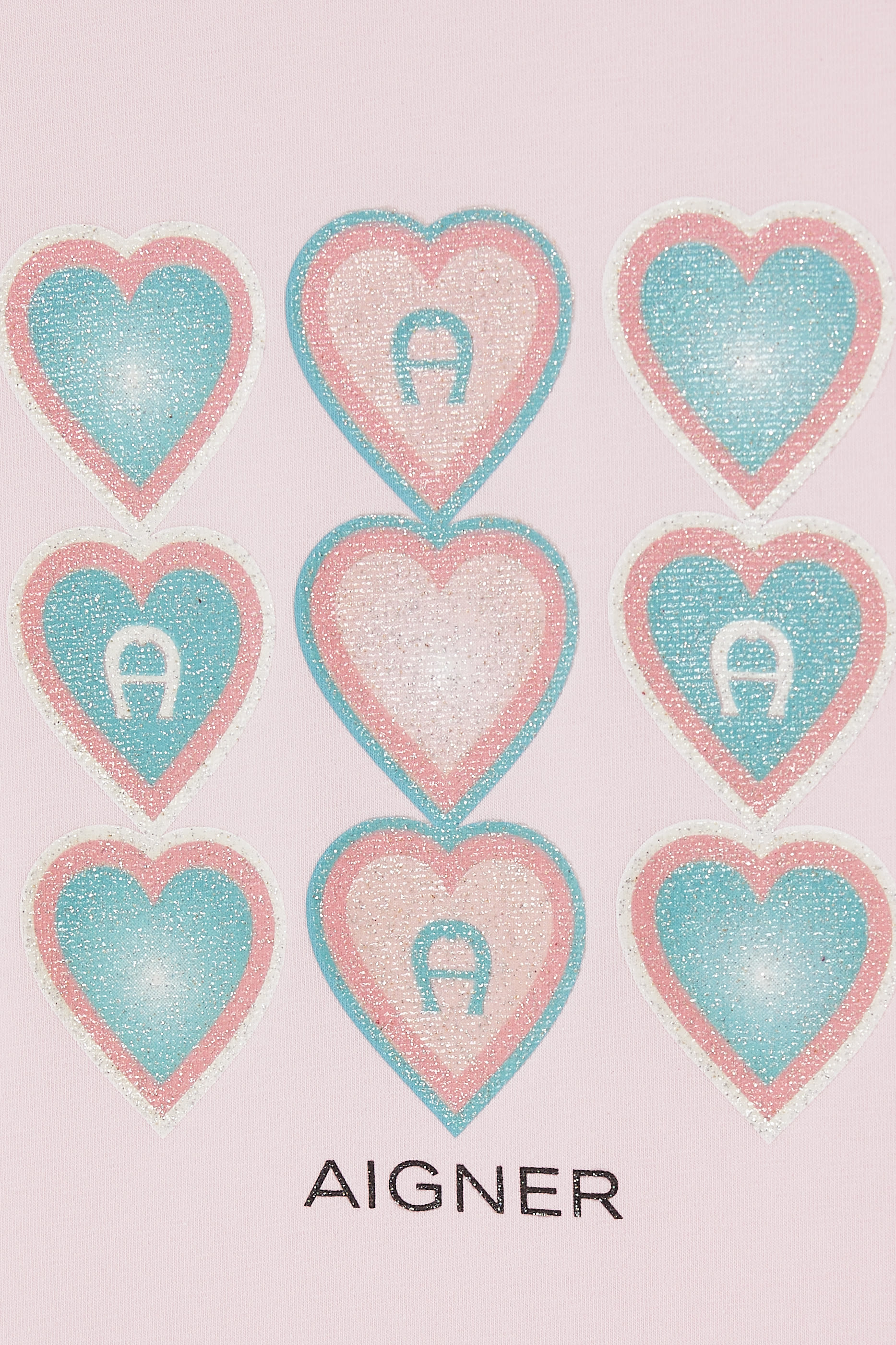 فستان قطن بطبعات قلوب للأطفال