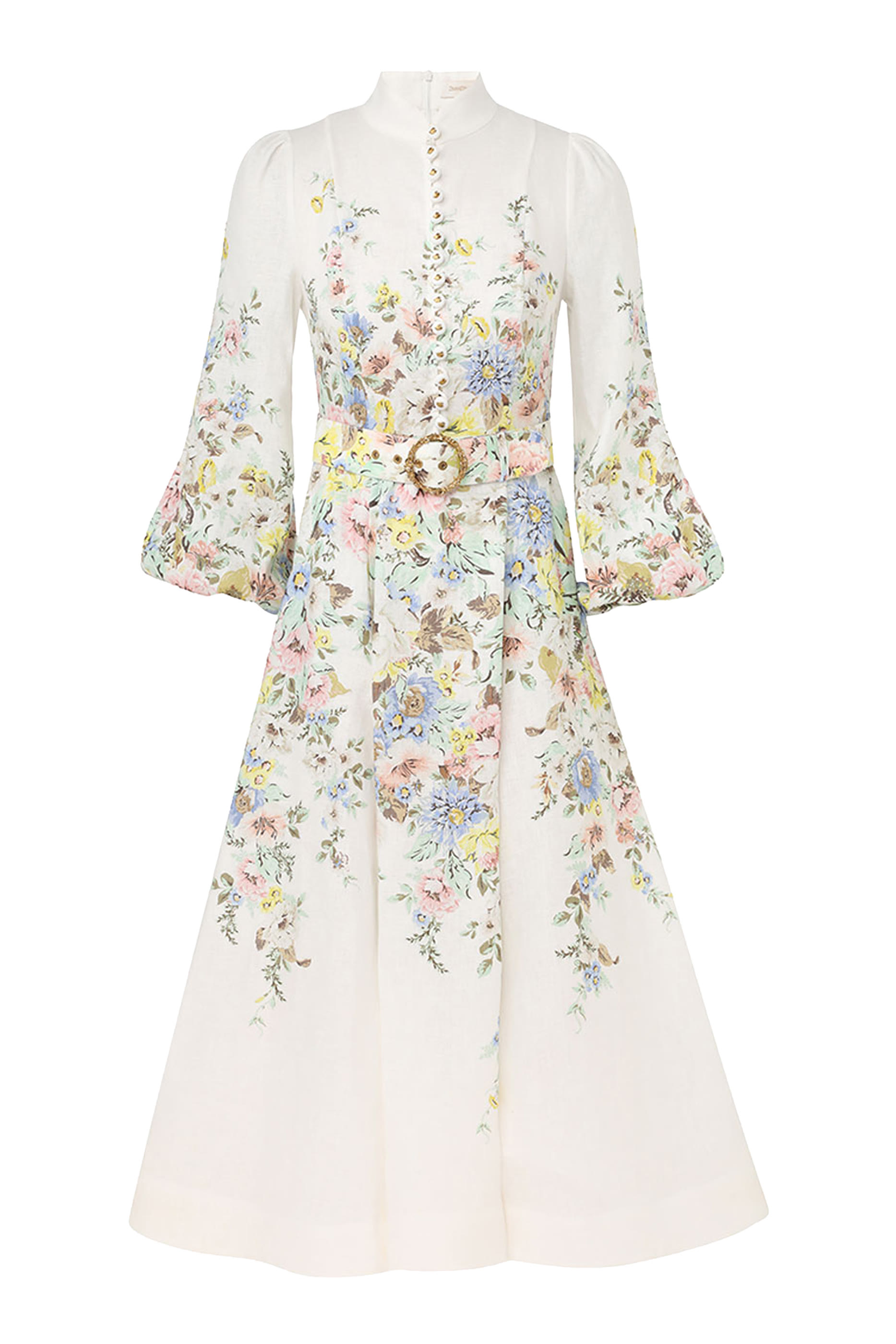 فستان ماتشميكر متوسط الطول بأزرار