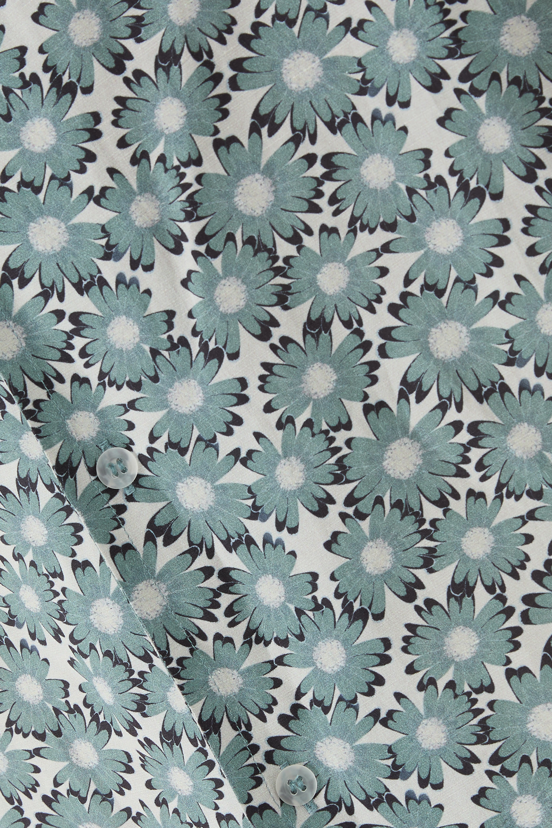 قميص بطبعة بيسلي بالكامل مزيج فيسكوز