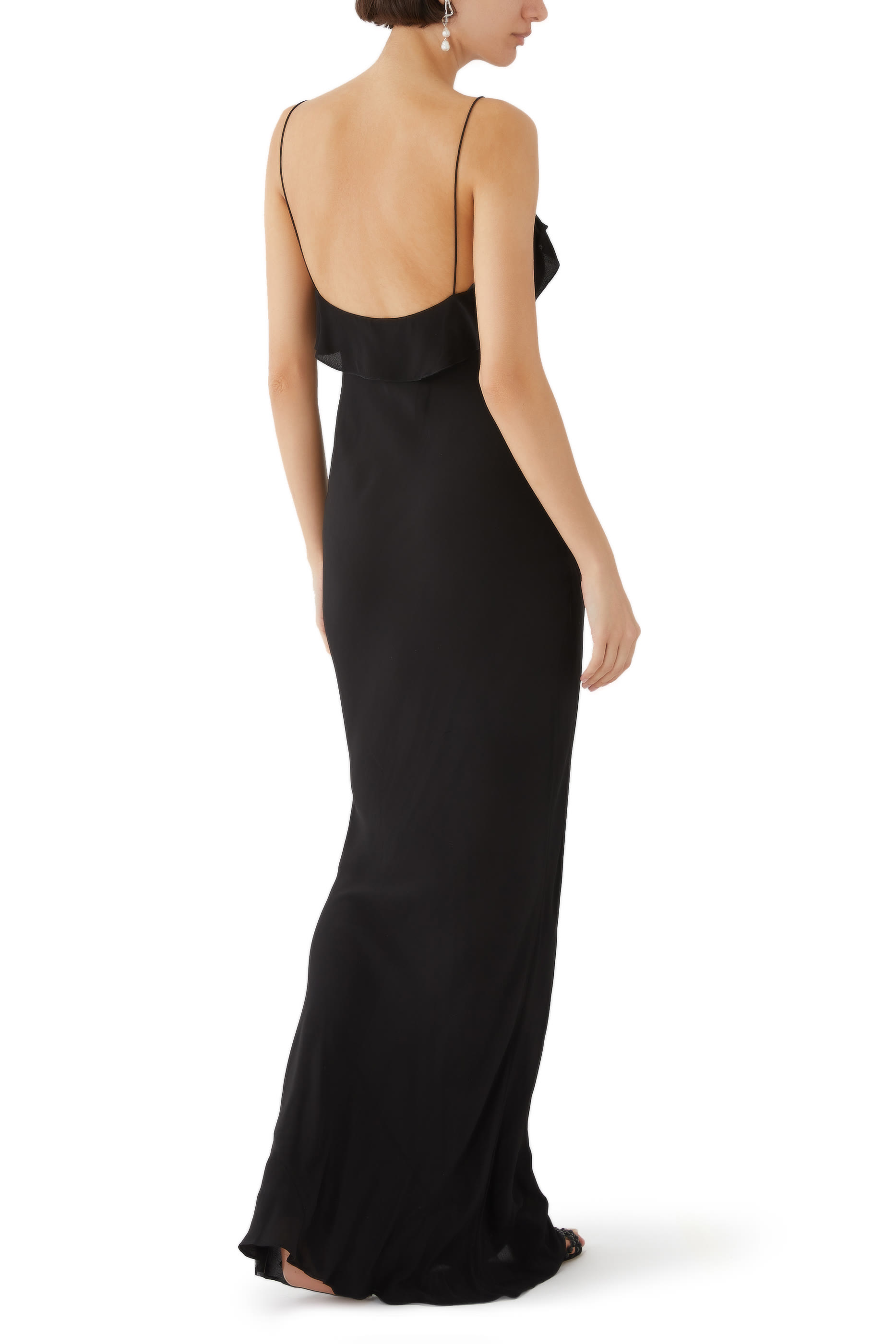 فستان طويل إسبيرانزا كريب دي شين