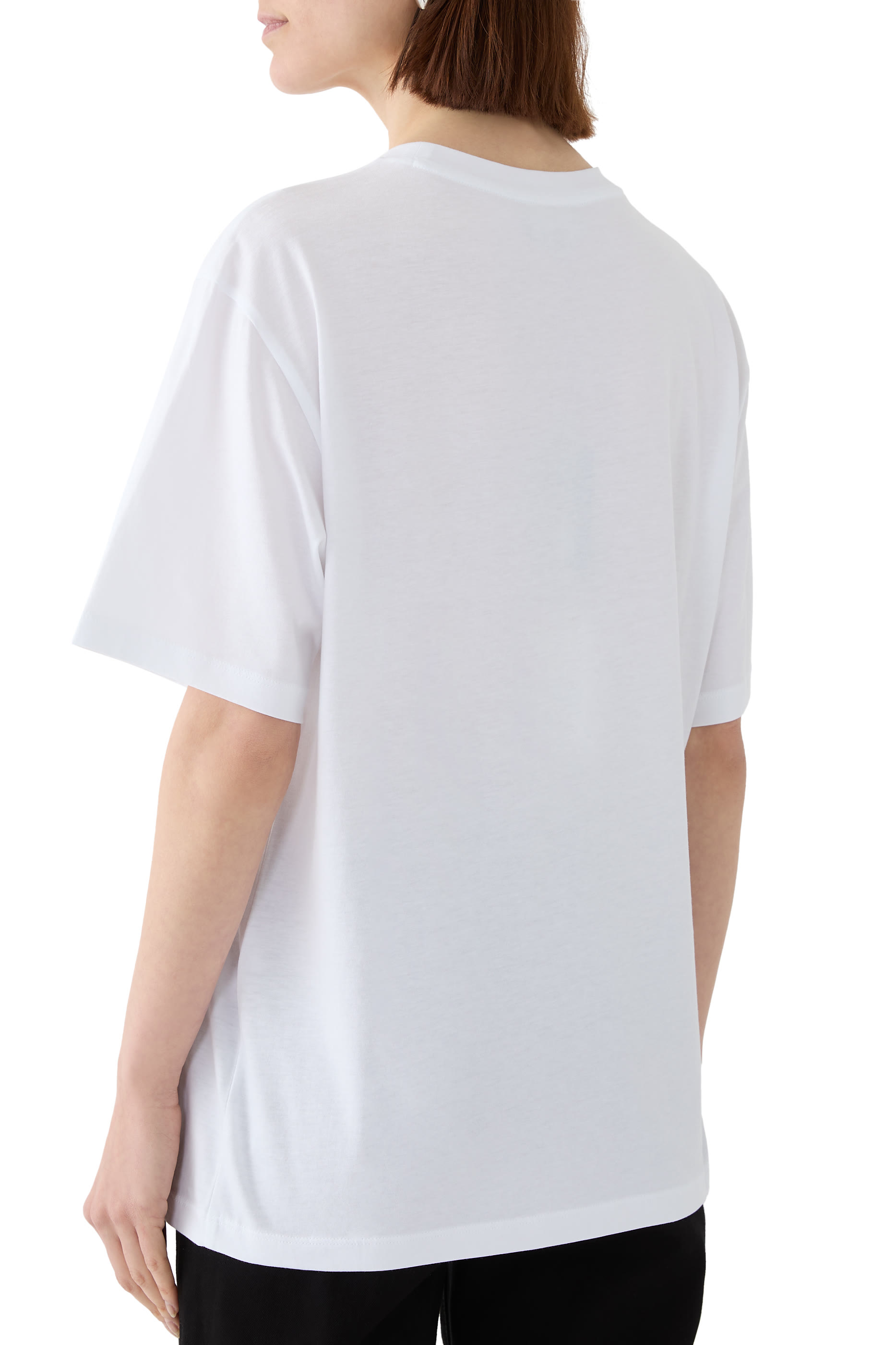 تيشيرت مزين كليا بنقشة شعار الماركة جيرسيه