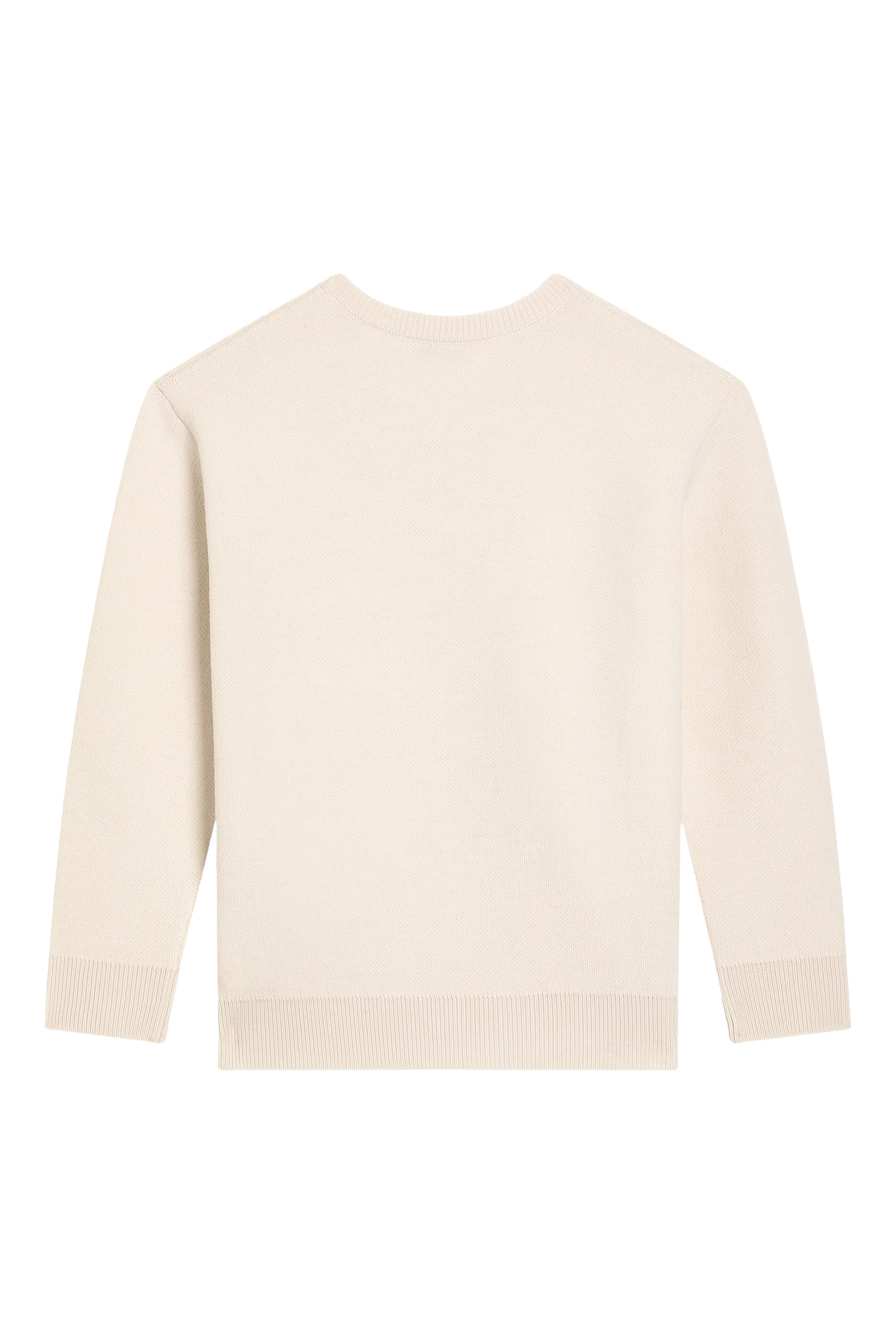 Kids Logo Wool Interlock Crewneck Sweater
