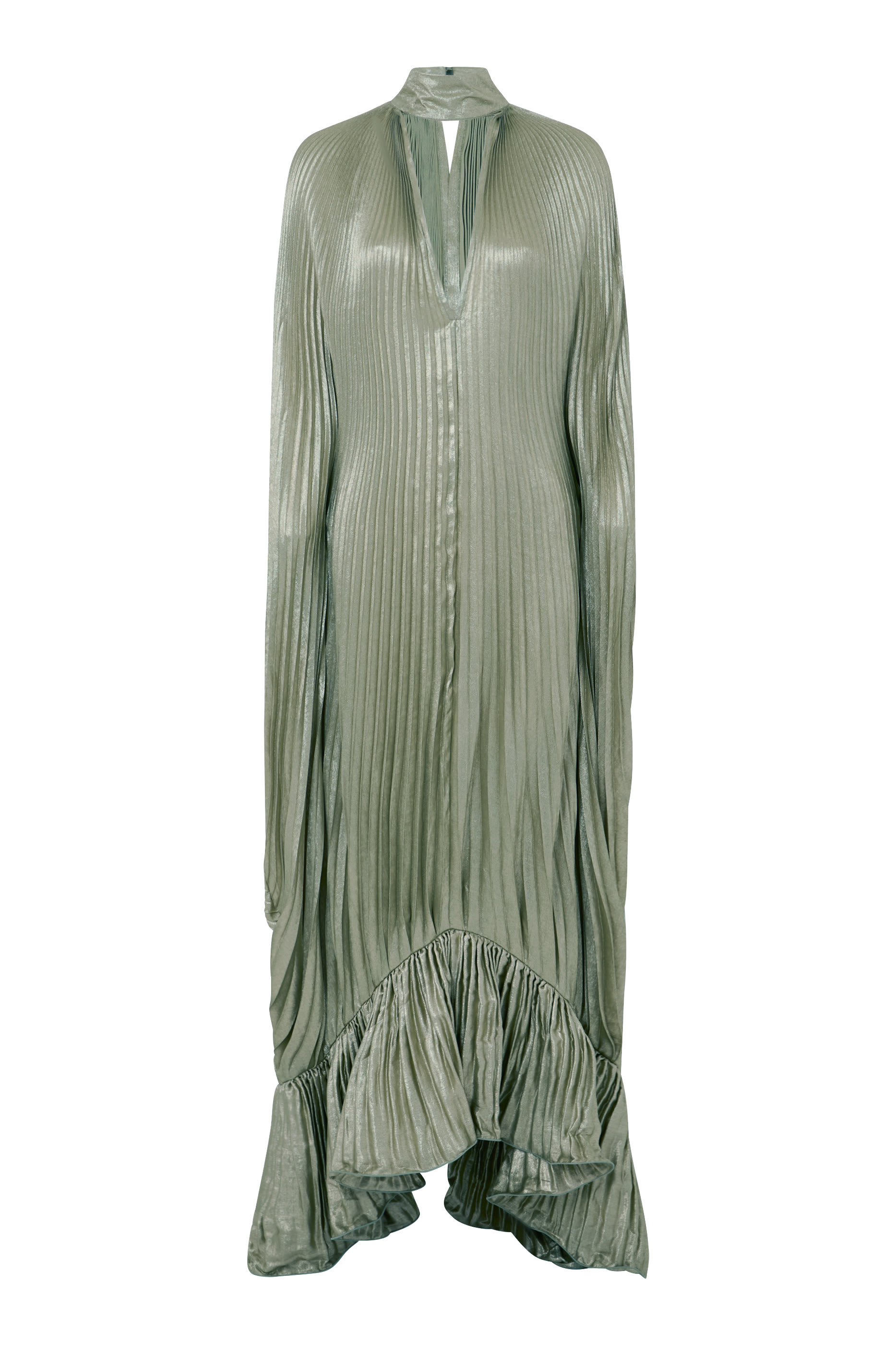 فستان سهرة بخصر مرتفع