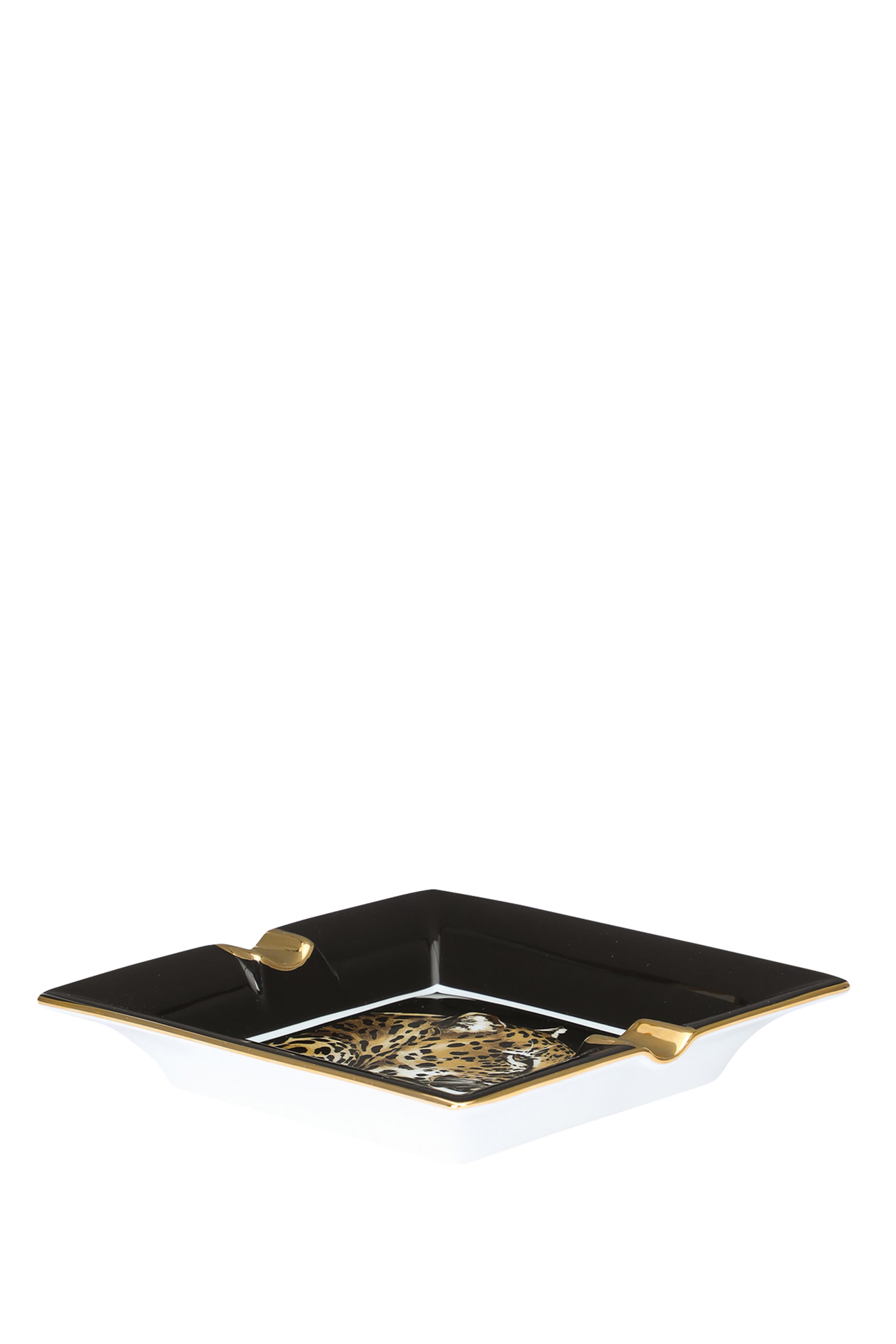 منفضة دخان كبيرة بنقشة فهد