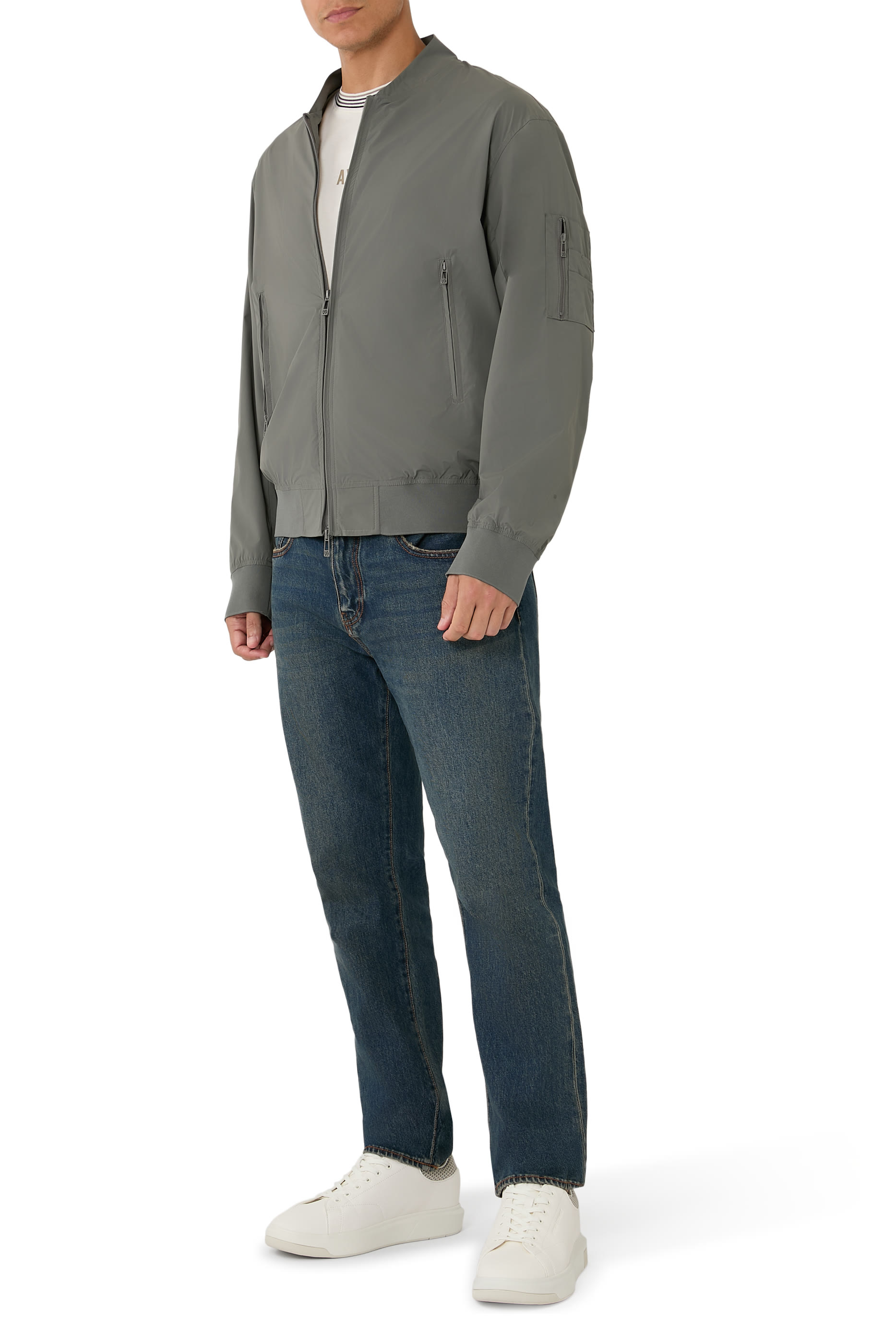 جاكيت فضفاض إيبيزا بثلاث جيوب بسحّاب