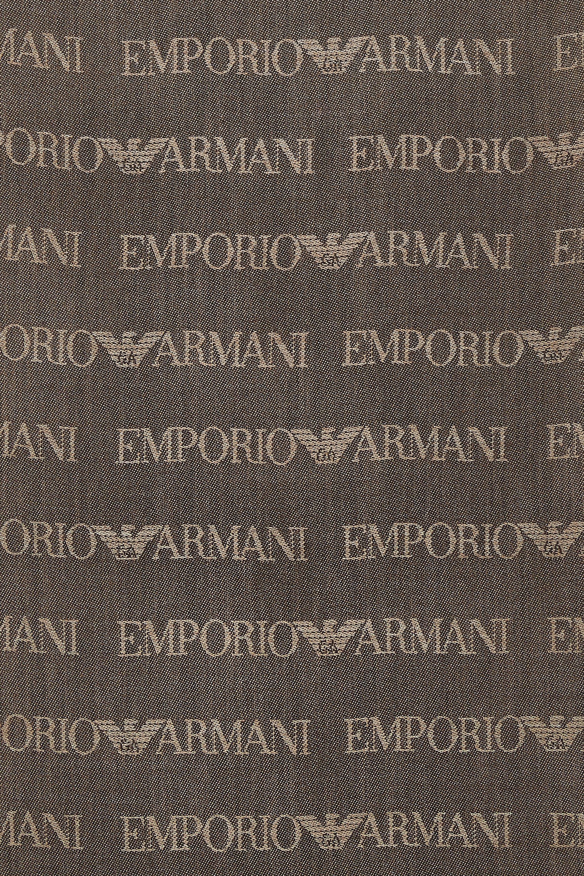 Virgin-Wool and Acrylic Logo Scarf