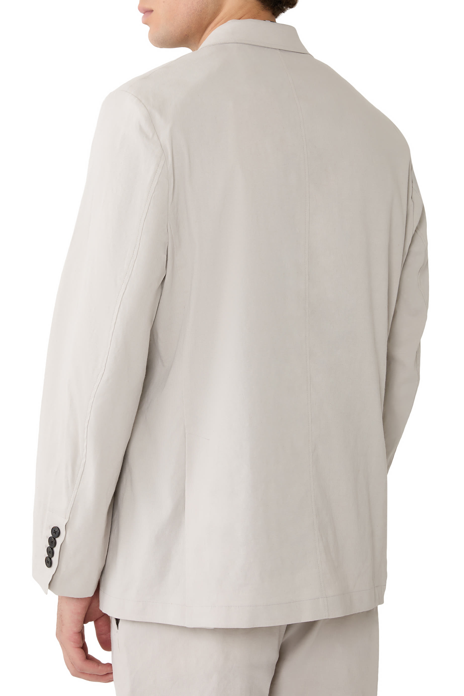 بليزر بقصة عادية كتان