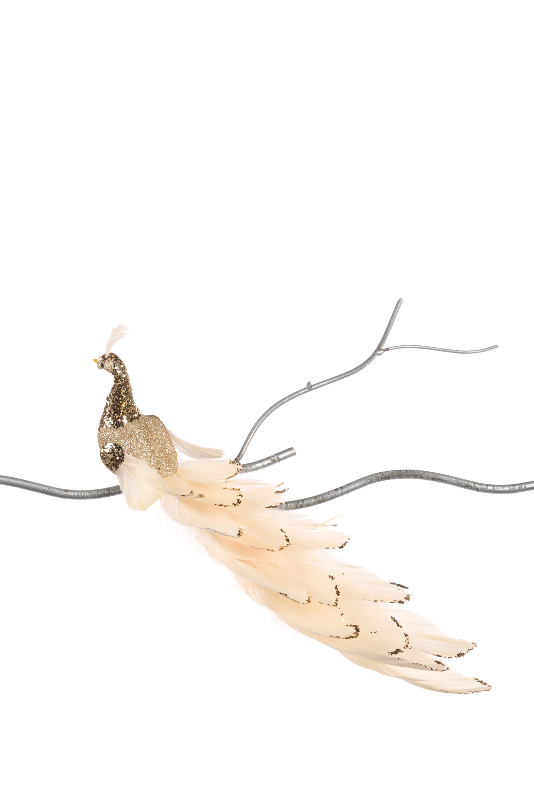 زينة بتصميم طاووس بمشبك