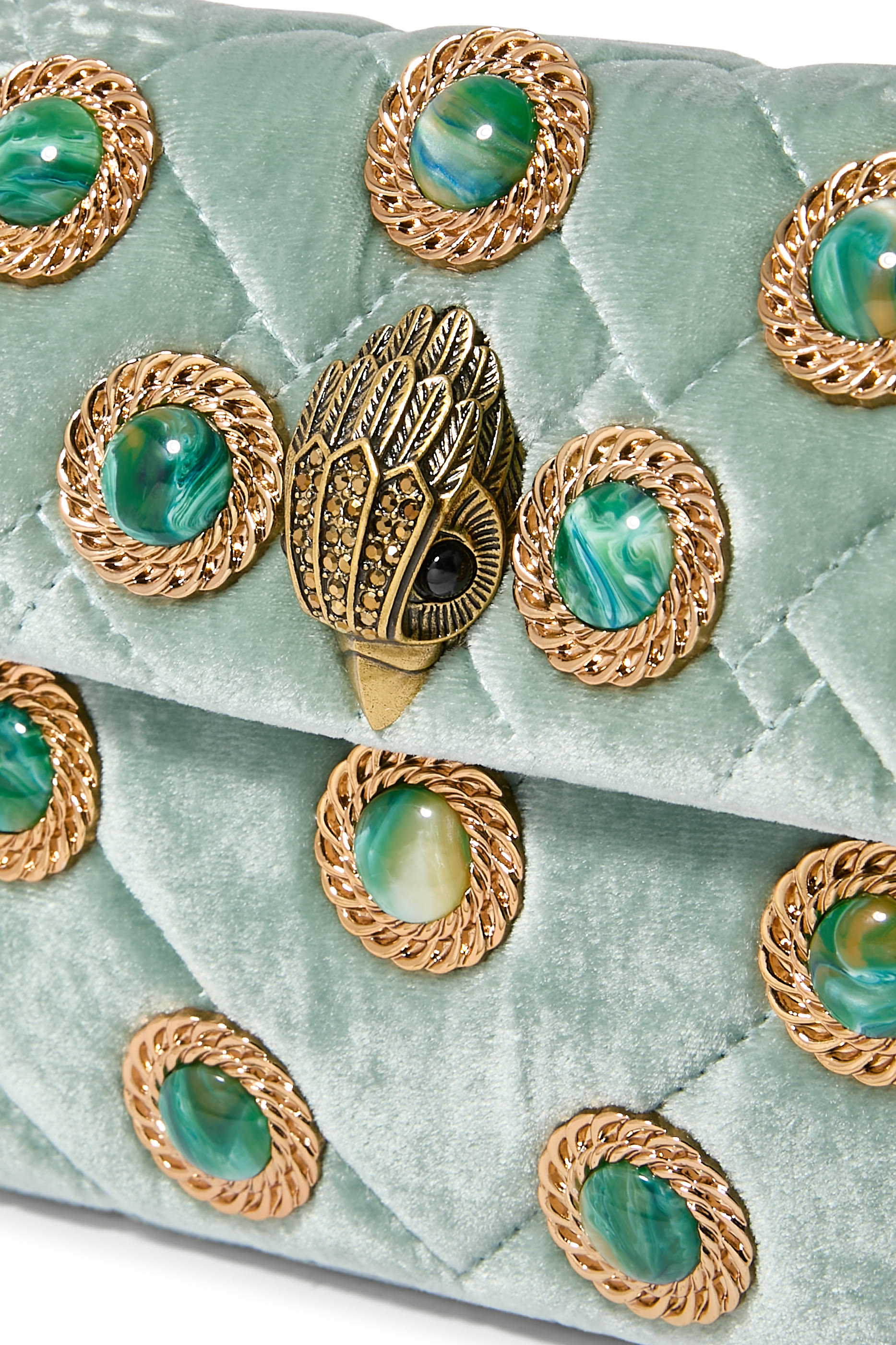 حقيبة كنسنغتون صغيرة قماش مخملي