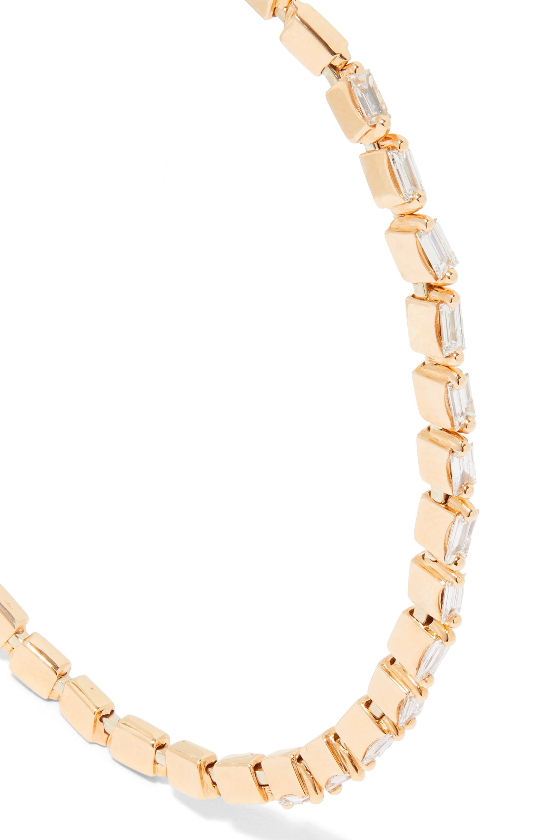 سوار كلاسيكي رفيع مرصع بالماس