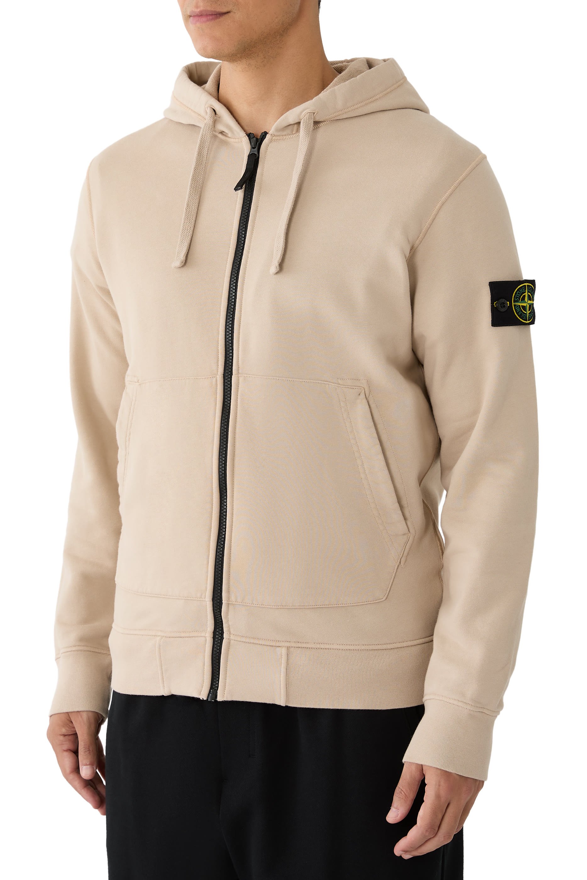 Zip-Up Hooded Sweatshirt