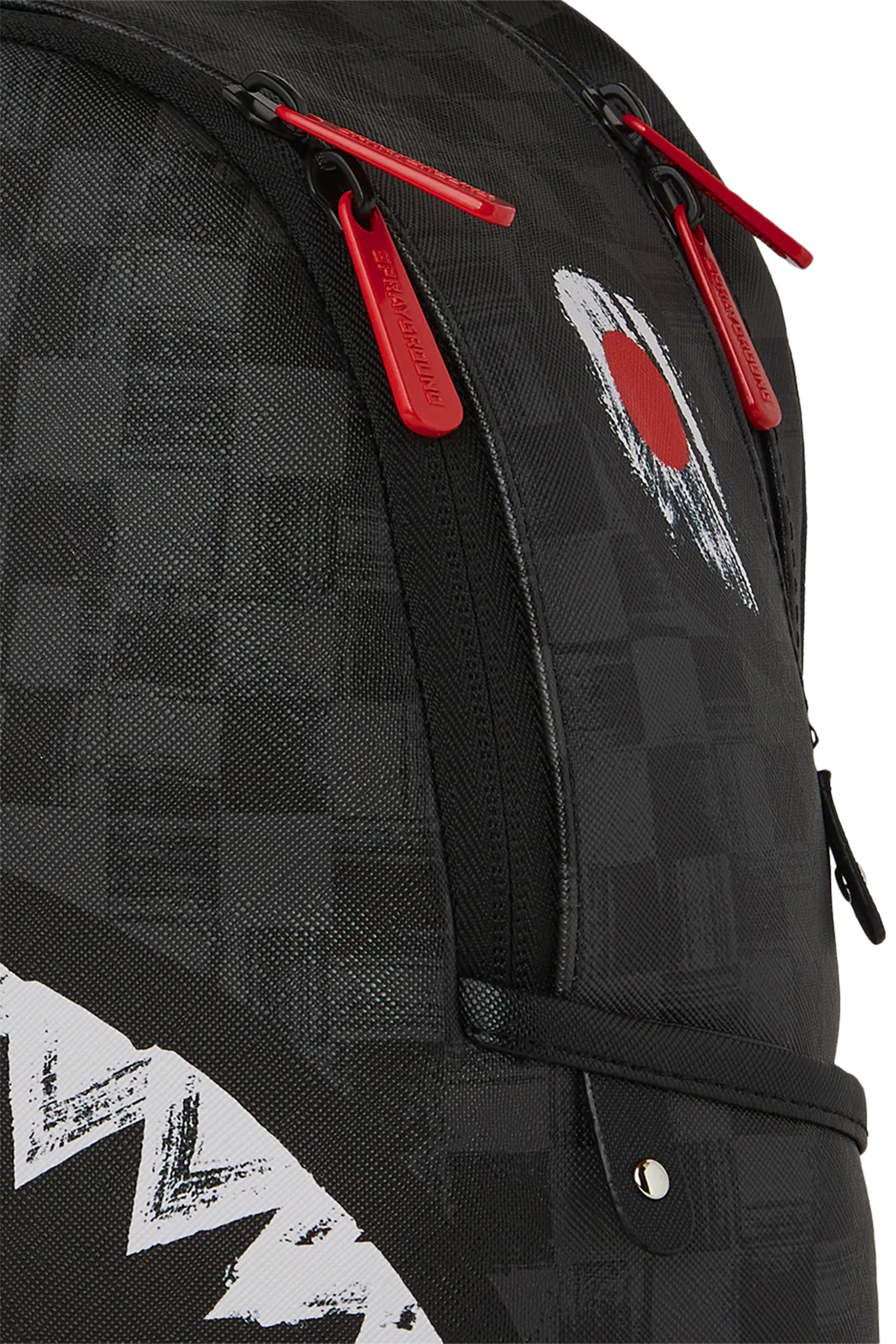 حقيبة ظهر برسمة سمكة قرش متوحشة للأطفال