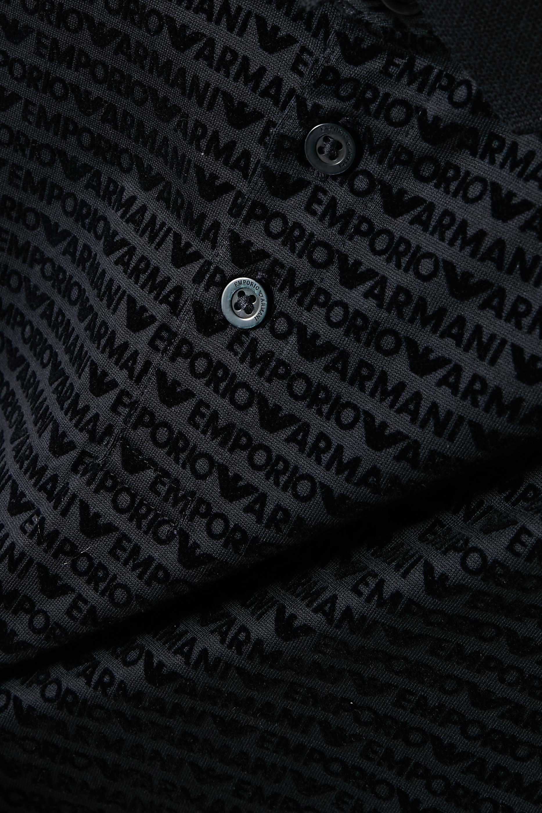 قميص بولو بنقشة شعار الماركة بالكامل للأطفال