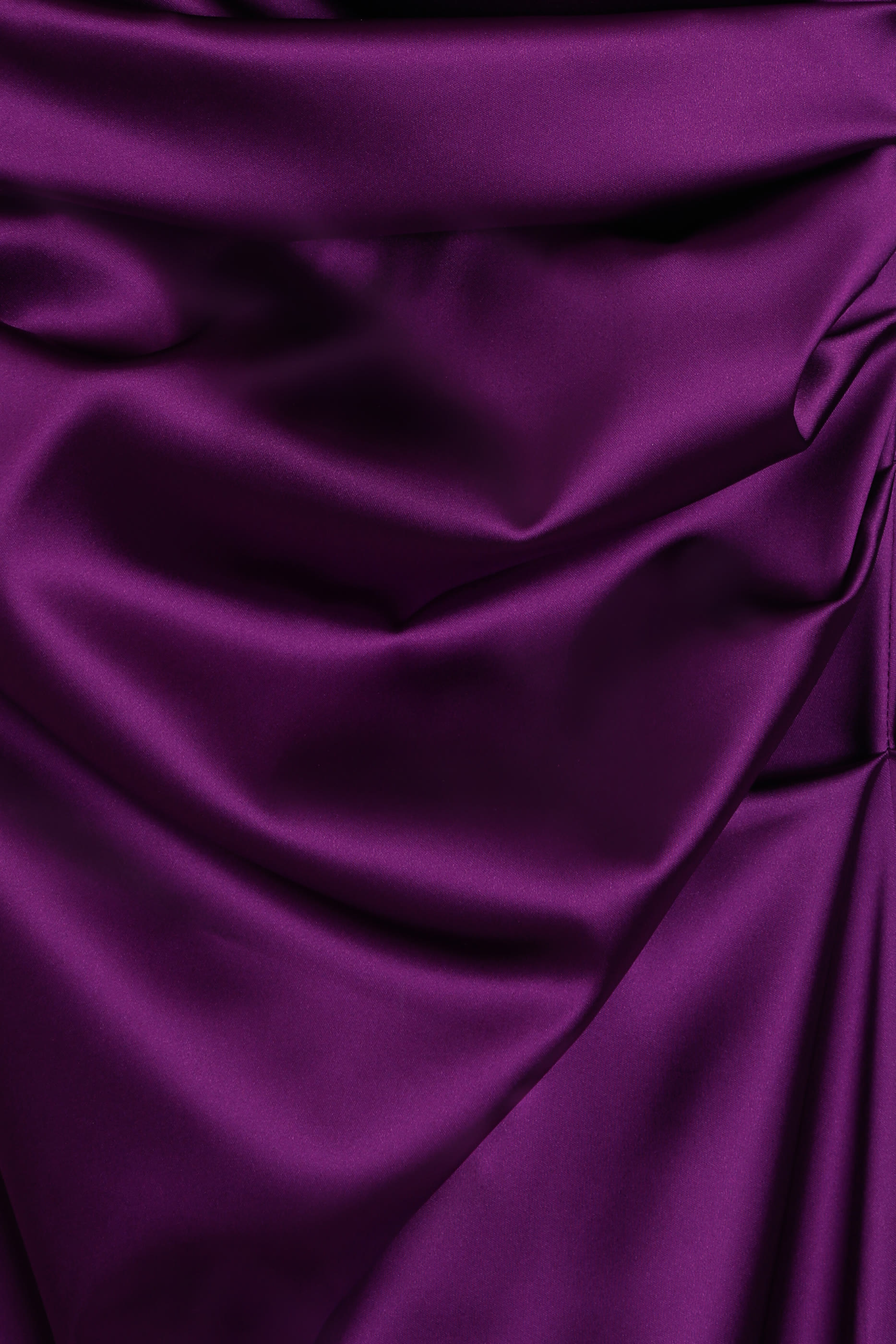 فستان ساتان مطاطي