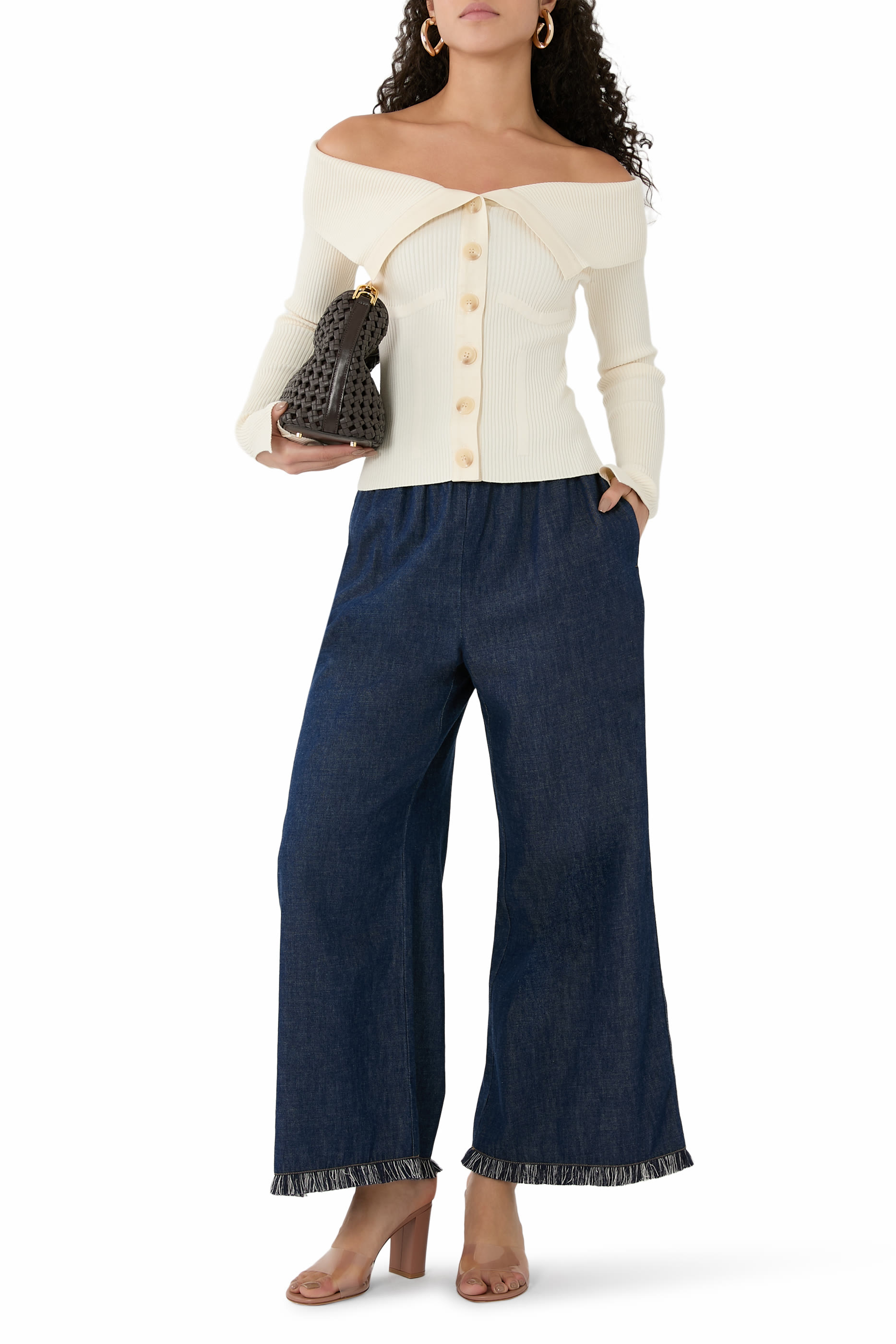 حذاء شفاف مفتوح من الخلف 85