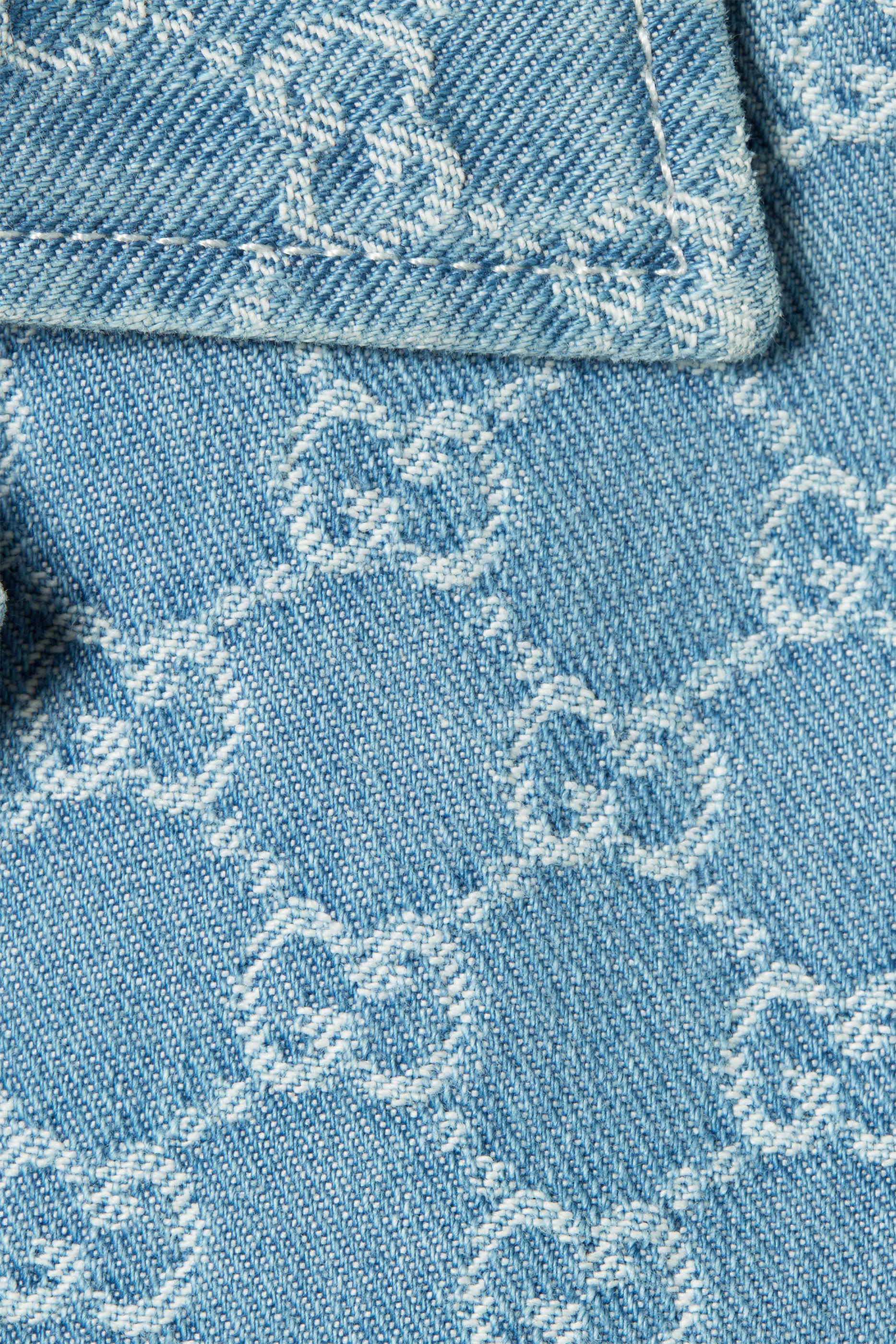  GG Denim Jacquard Jumpsuit