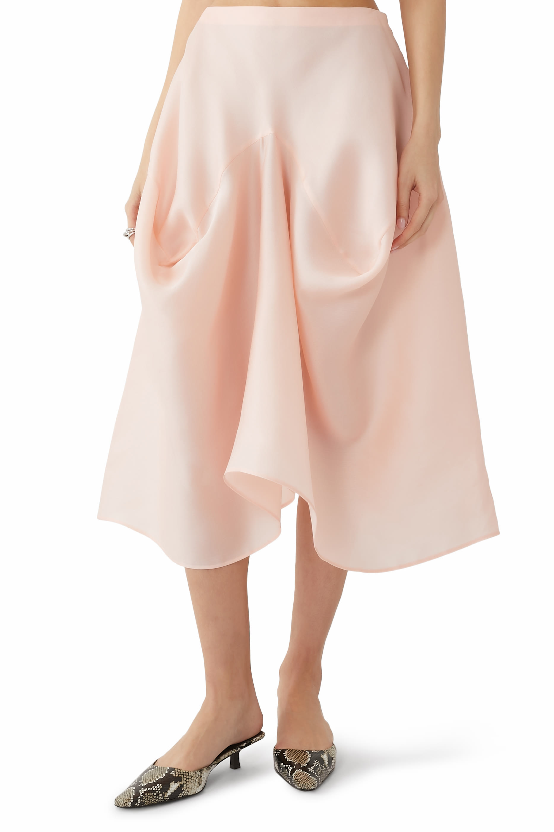 تنورة سوير متوسطة الطول