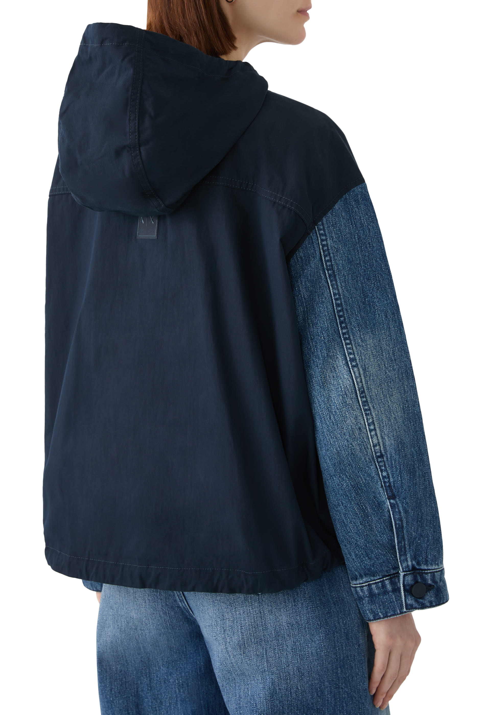 جاكيت دنيم بسحاب كامل