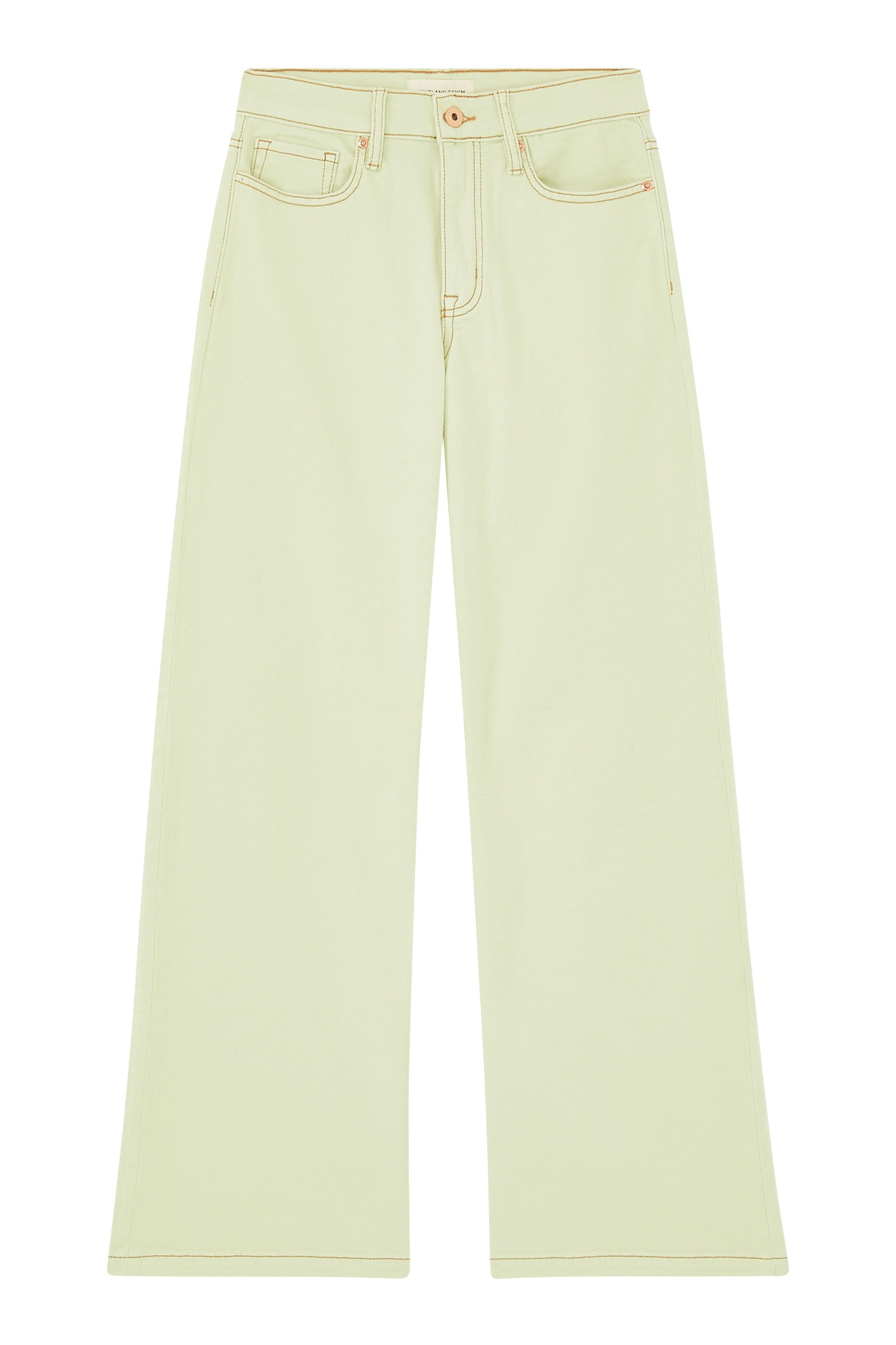 بنطال جينز ميا بقصة ساق واسعة