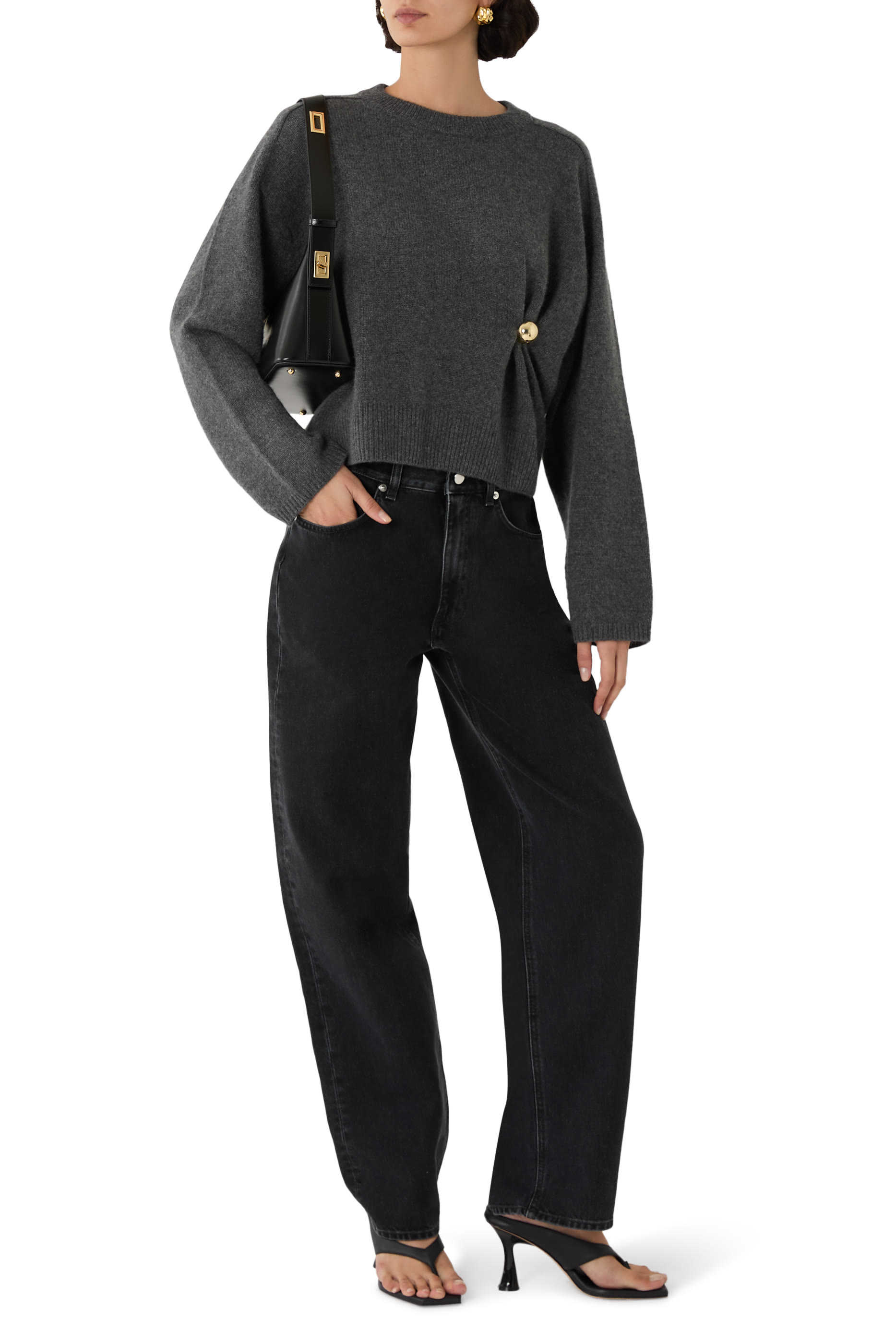 Bill Cashmere Draped Sweater