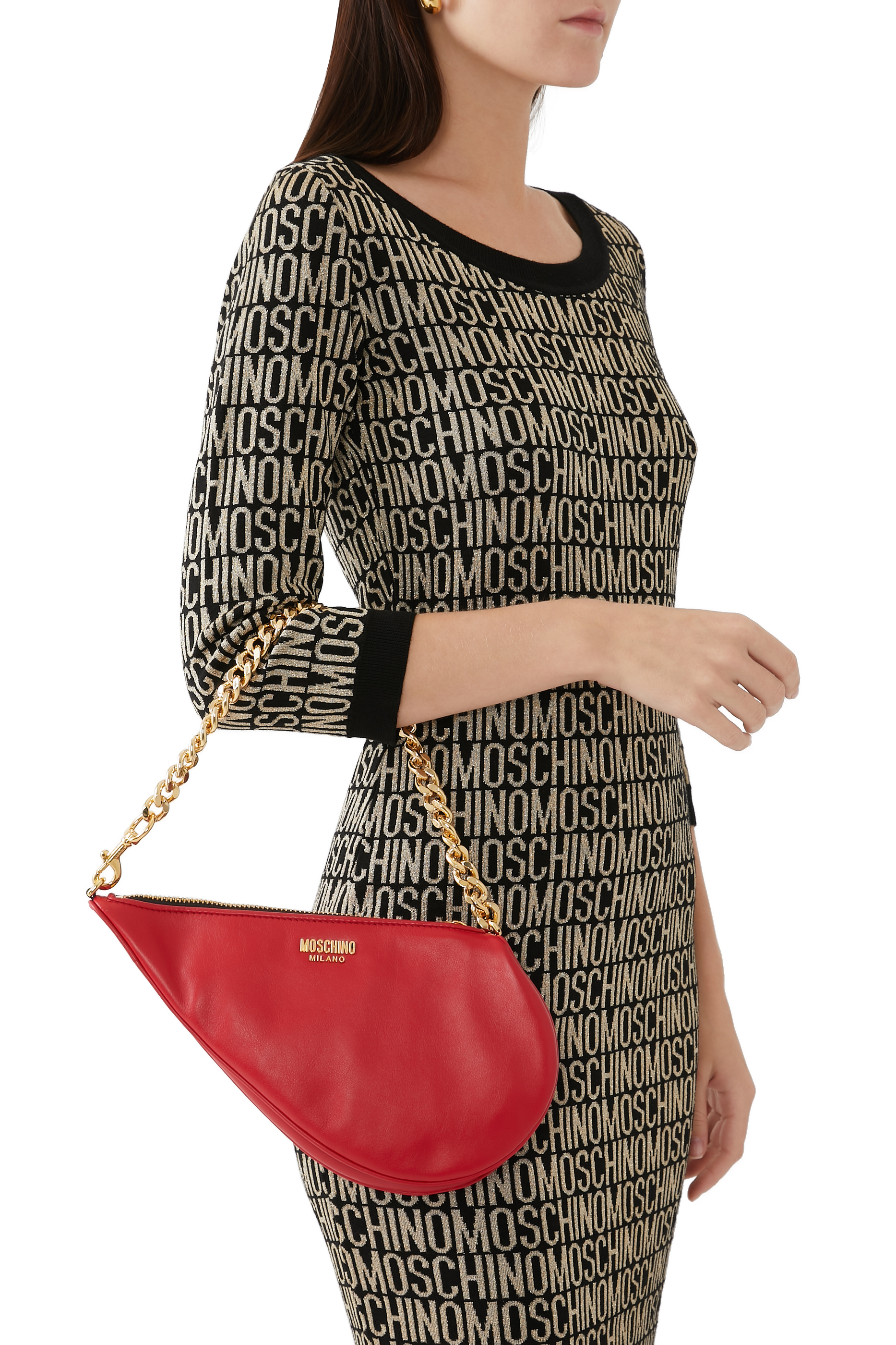 حقيبة كتف متوسطة تشاينز اند هارتس