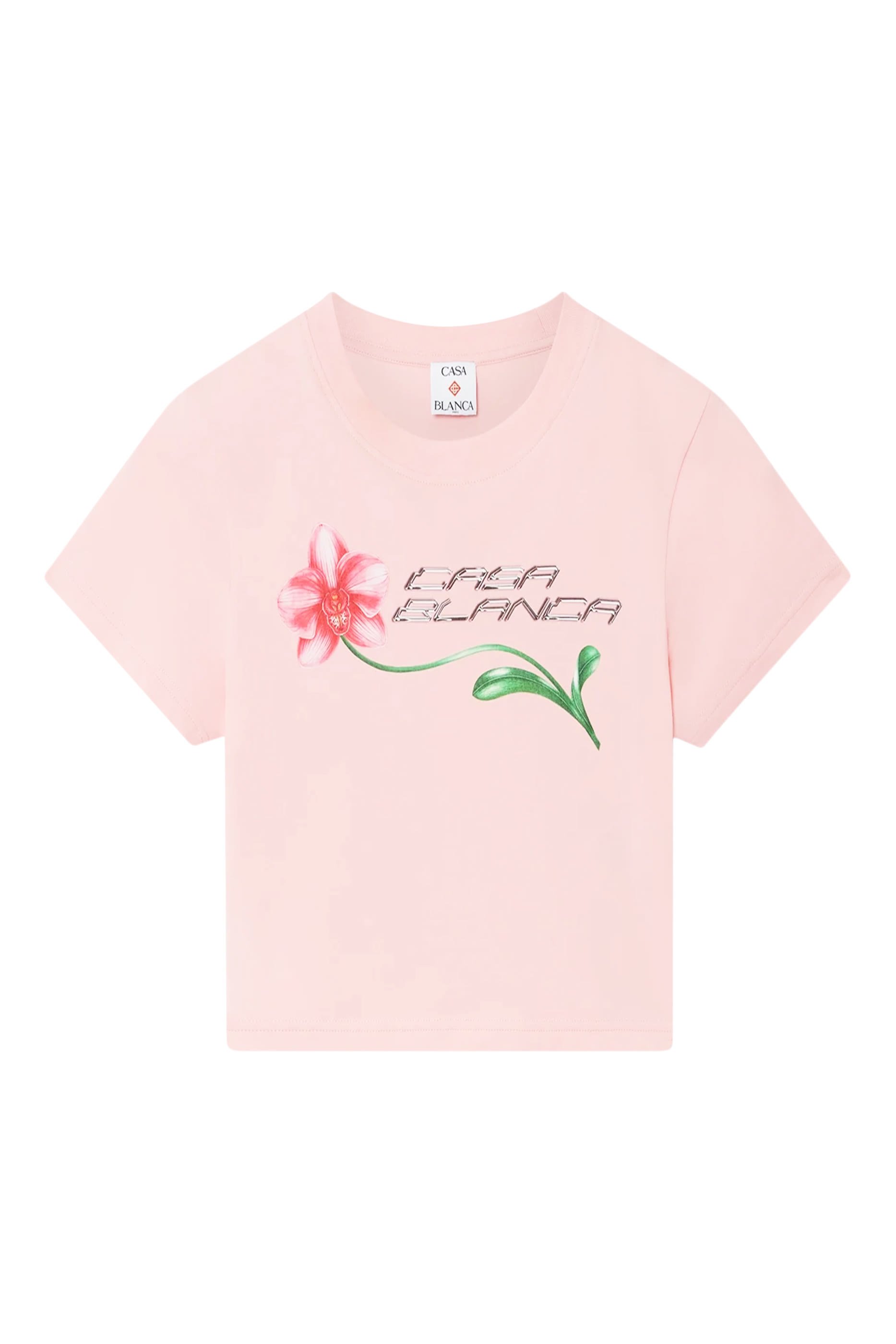 Orchid Logo Crop Baby T-Shirt
