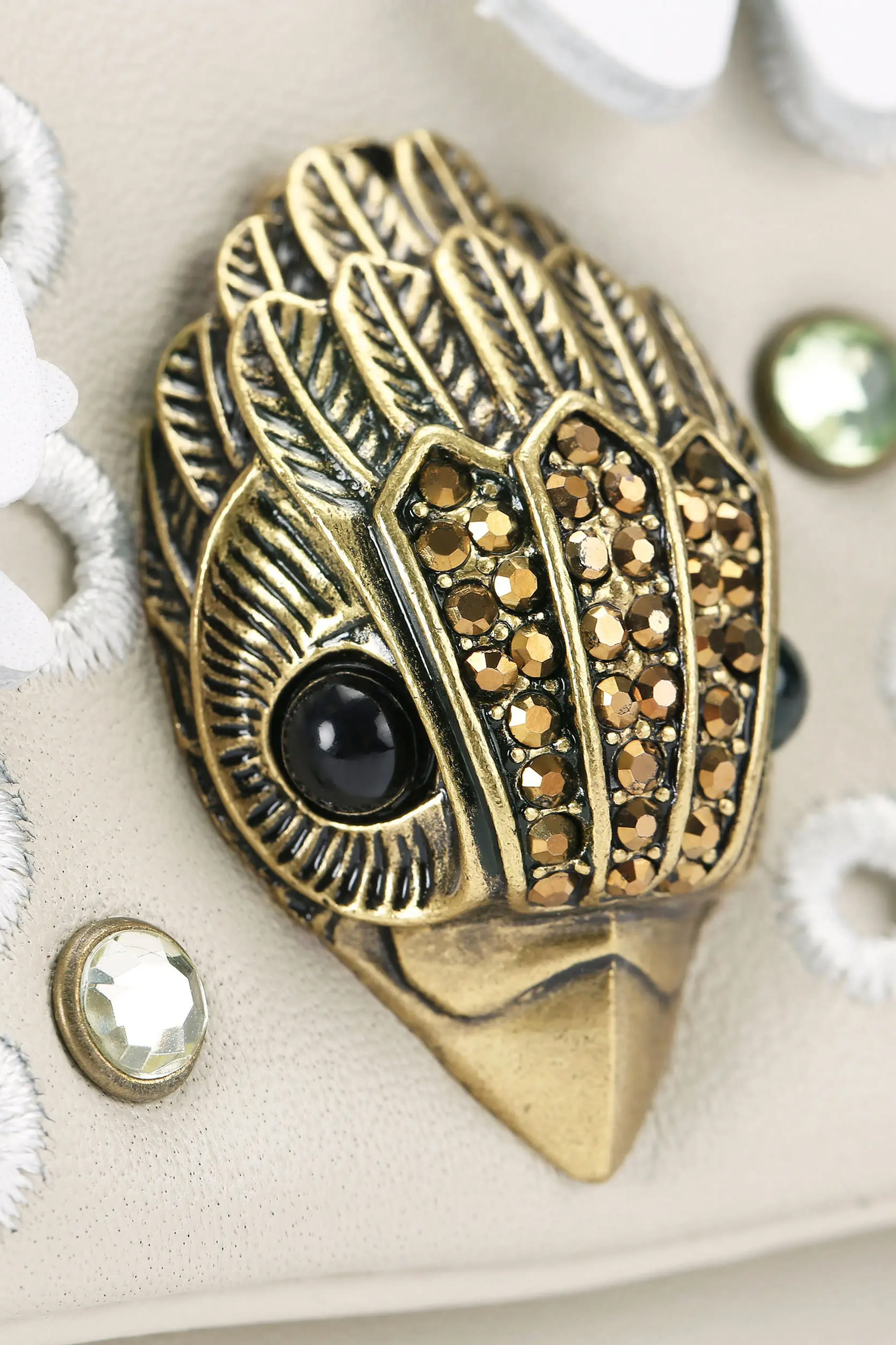 حقيبة كتف كنسينغتون متوسطة بزهور