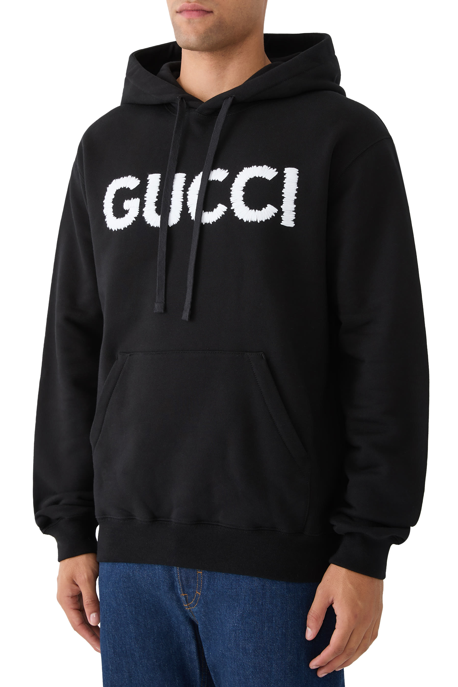 سويت شيرت مطرز قطن جيرسيه