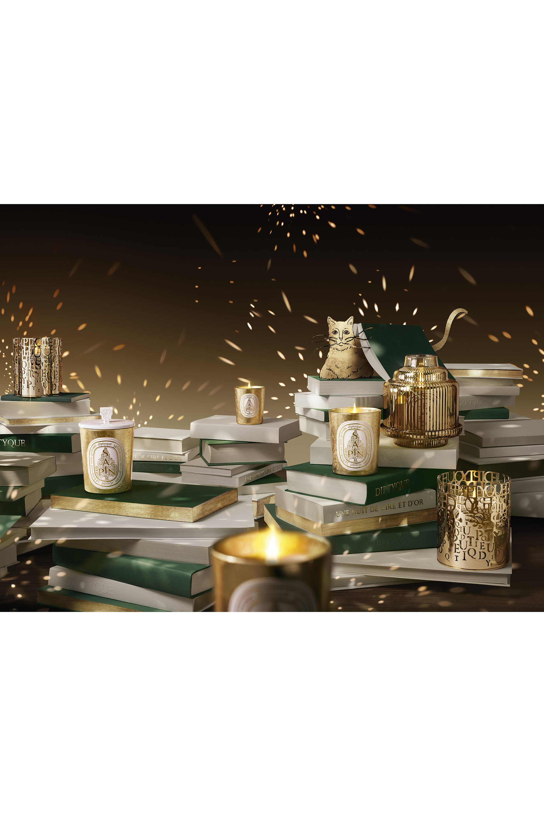 شمعة سابين كلاسيكية بإصدار للكريسماس