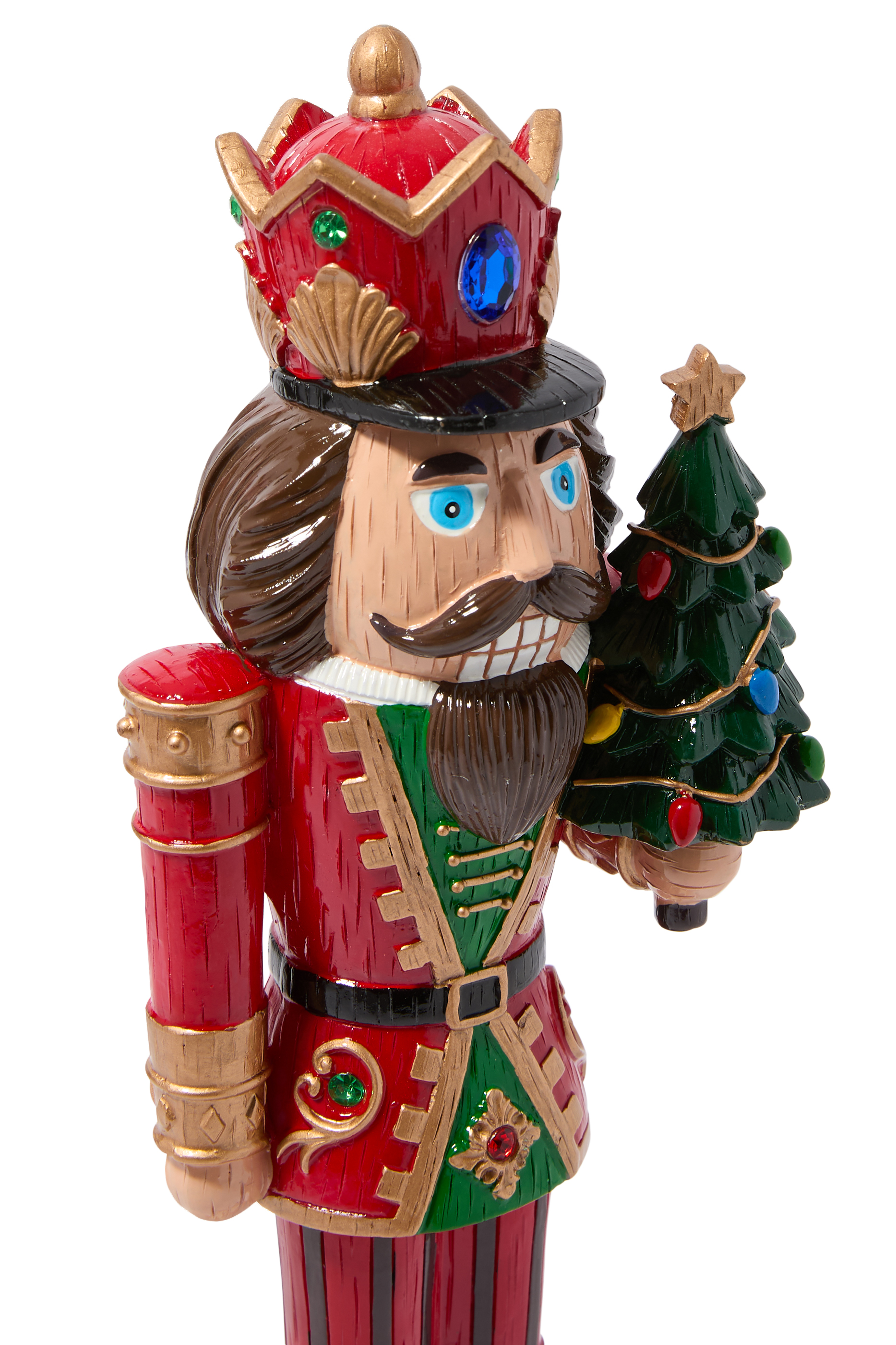 Musical Nutcracker with Tree on Drum