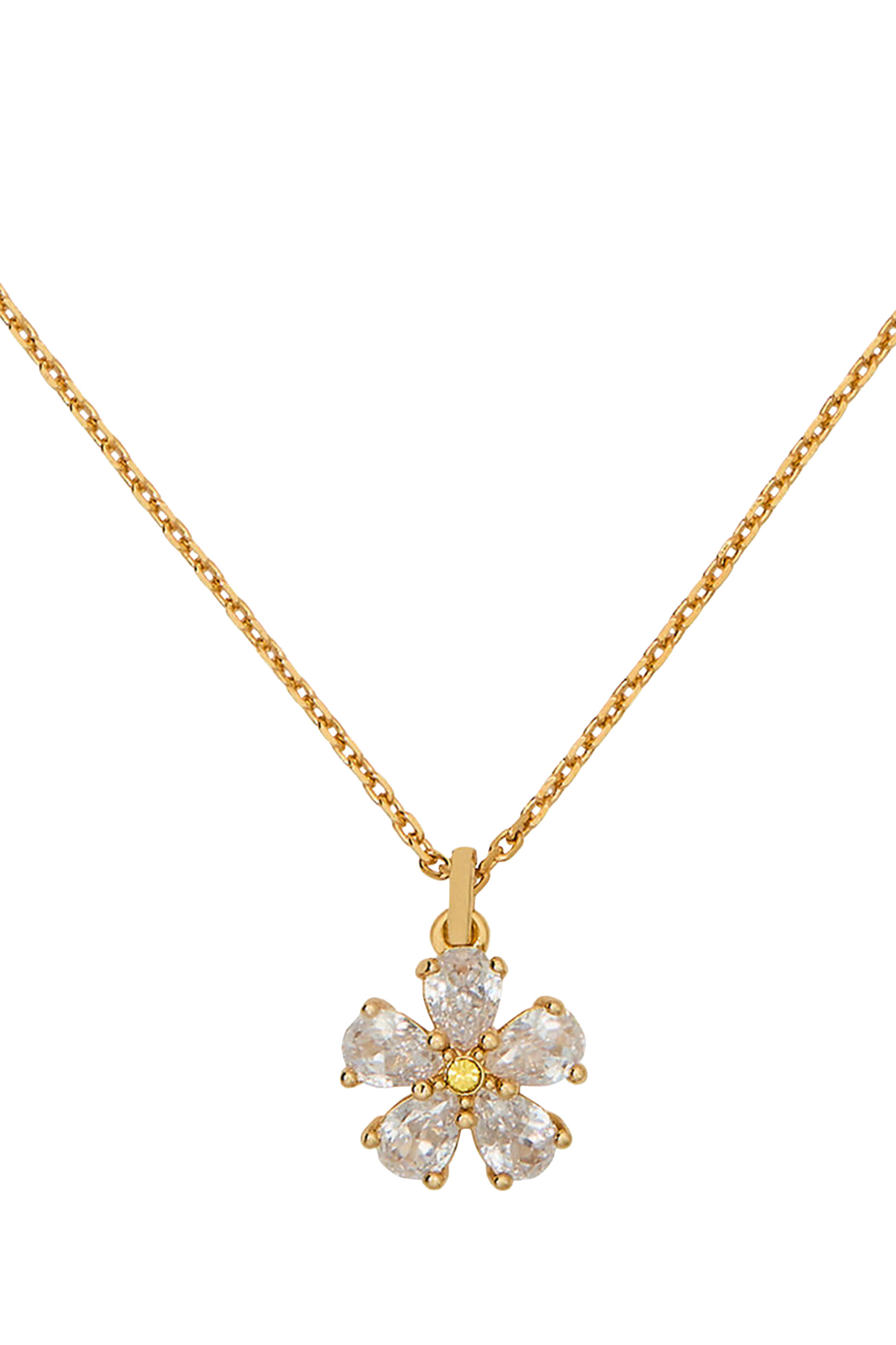 قلادة برستنج بلومز بدلاية مرصعة بأحجار زركونيا مكعبة وحجر زجاجي راتينج ونحاس