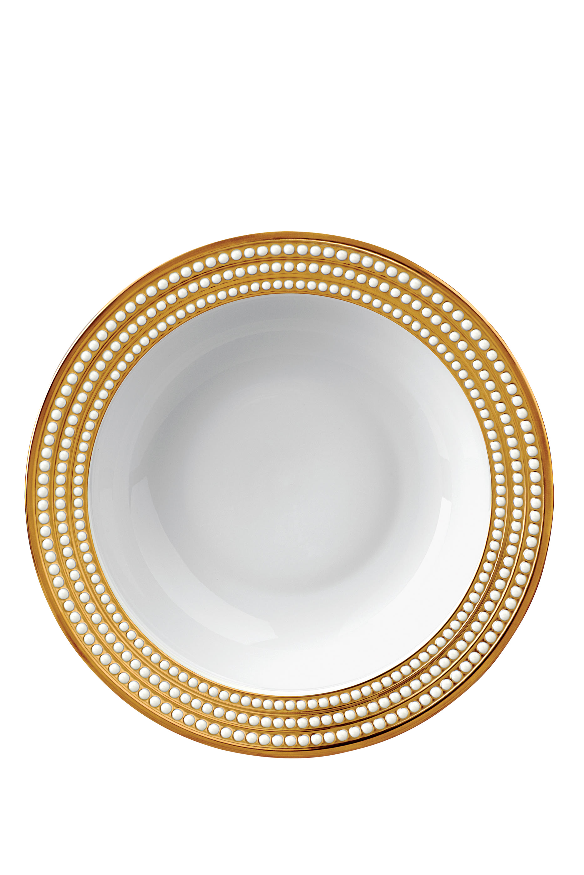 وعاء تقديم بيرلي بحافة مزينة