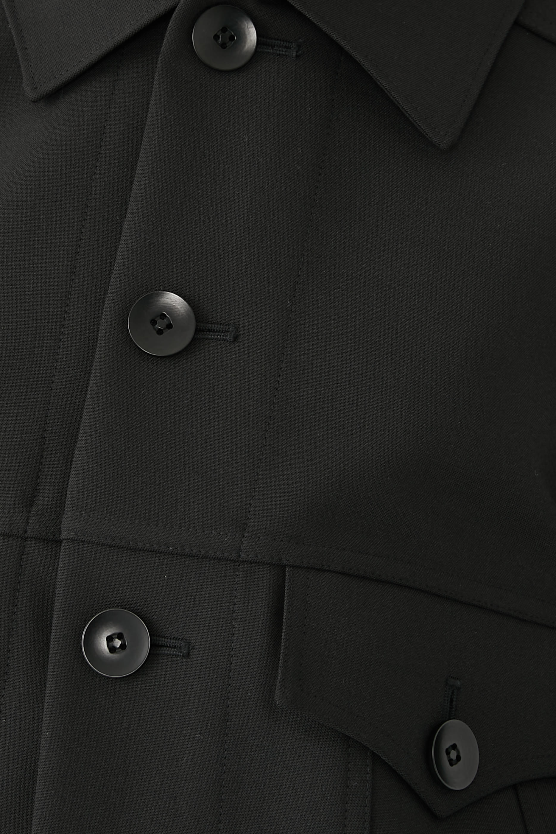 جاكيت جين قصير نسيج عادي بوجهين